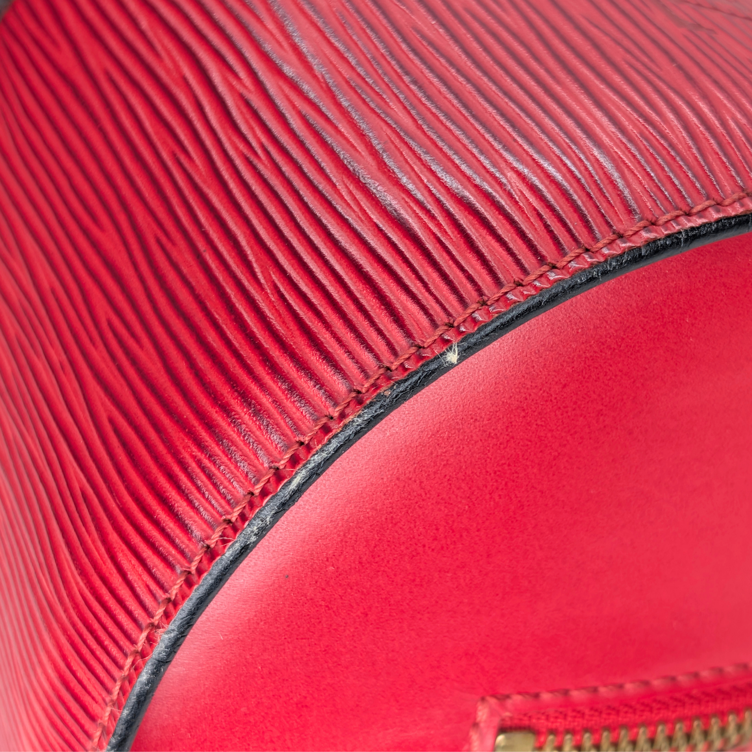Louis Vuitton Epi Soufflot Red Handbag