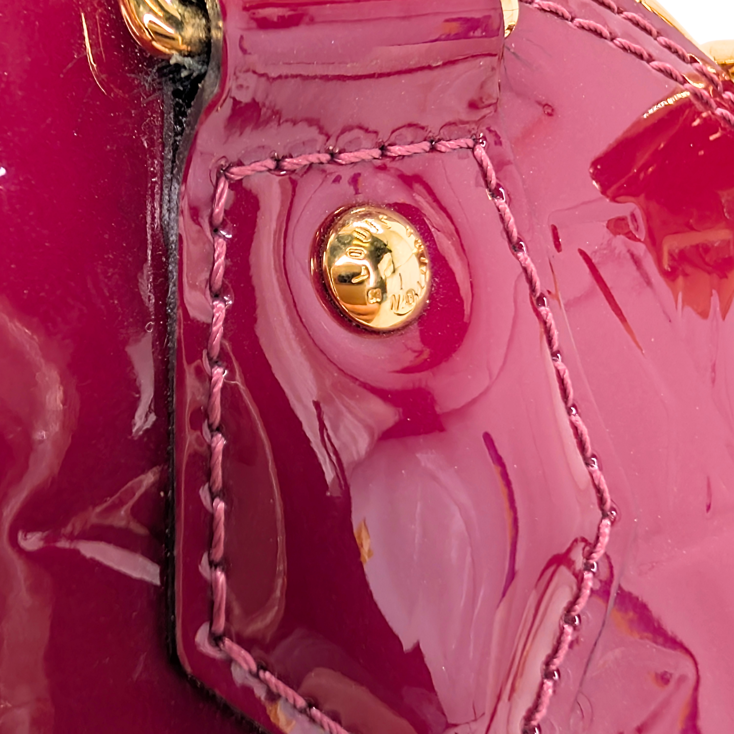 Louis Vuitton Alma BB Monogram Vernis أرجواني