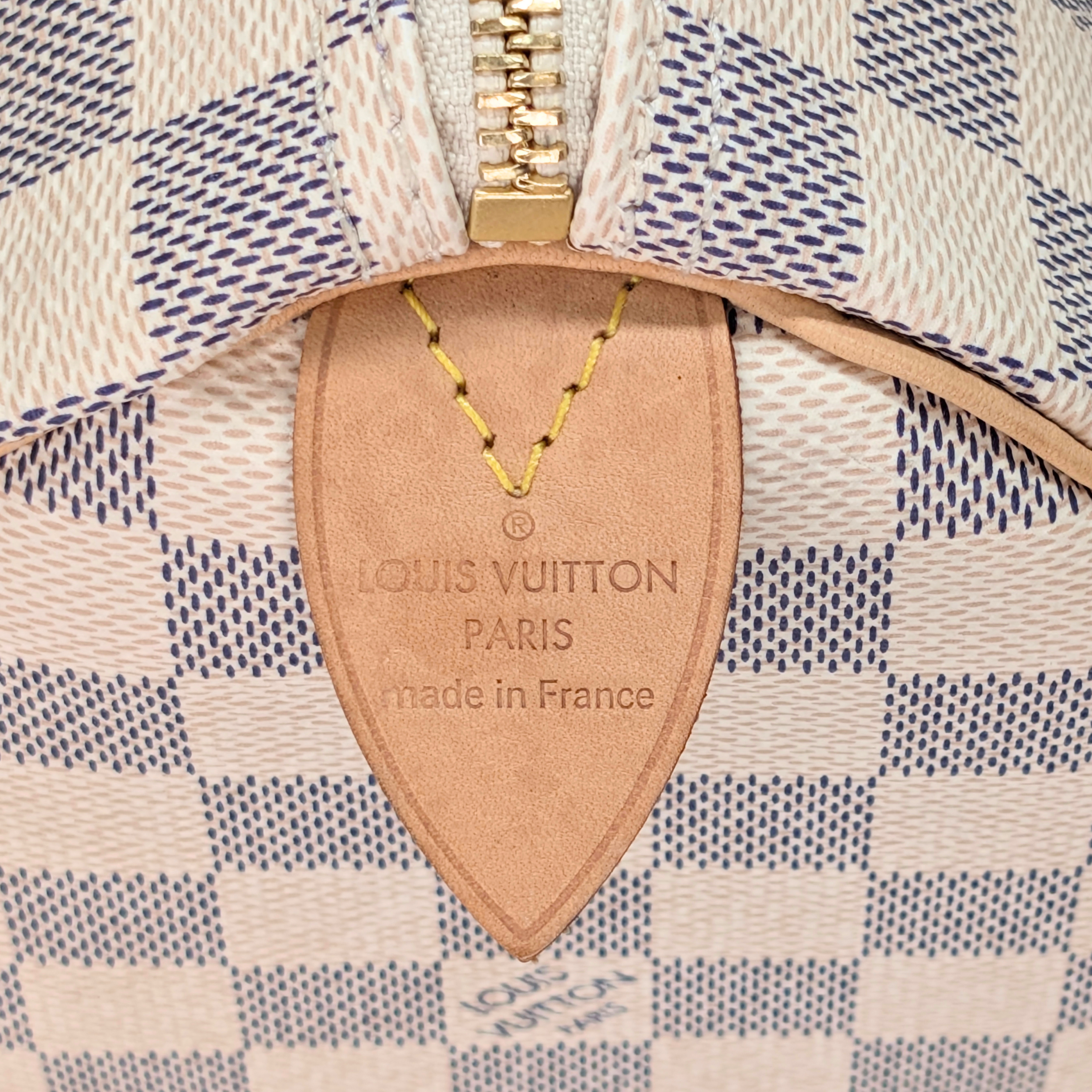 Louis Vuitton Speedy 25 Damier Azur Bag
