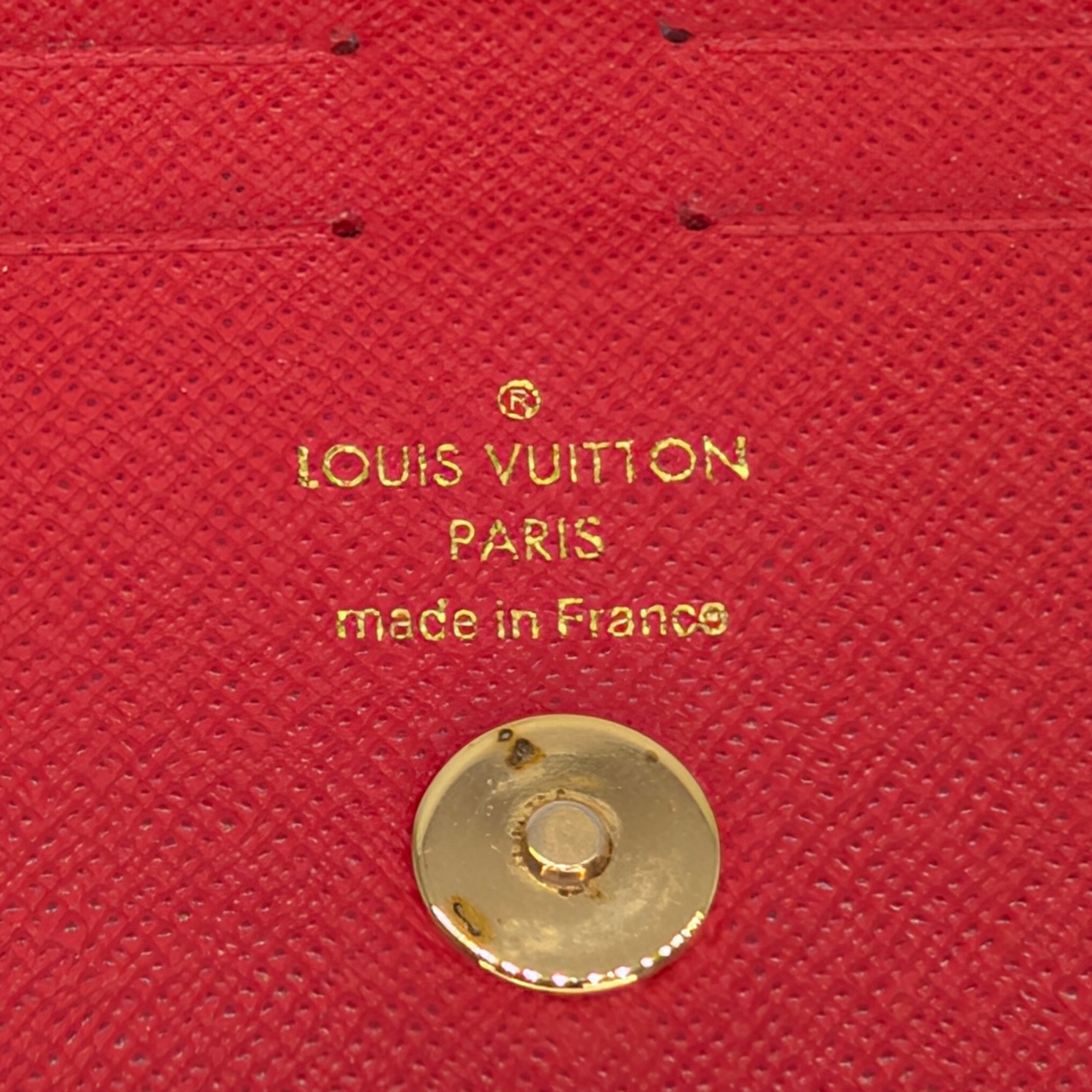 محفظة Adele من Louis Vuitton بقماش Monogram بلون Coquelicot