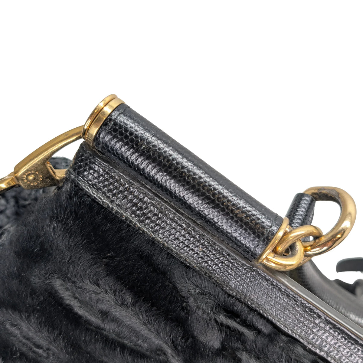 Dolce & Gabbana Sicily Handbag Floral/Black - Lost Designer