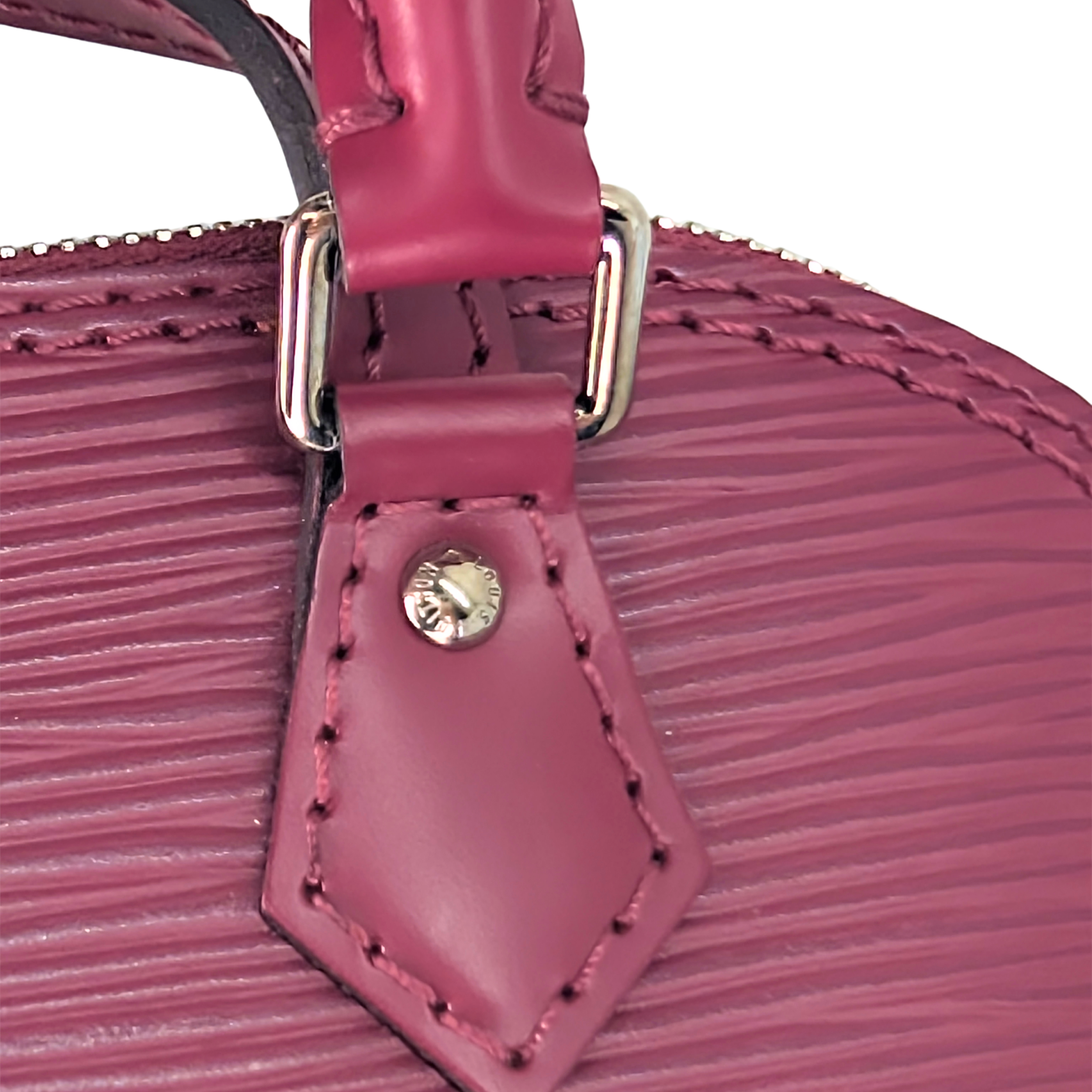 Louis Vuitton Alma Nano Epi Raspberry Red Bag