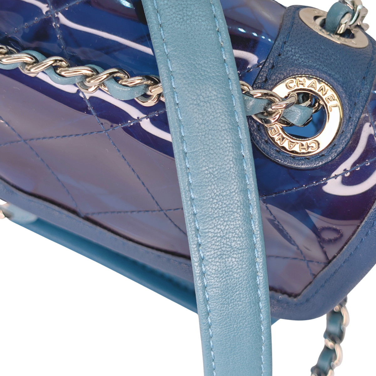 Chanel Coco Splash Single Flap Bag PVC Vinyl 2018 Collection