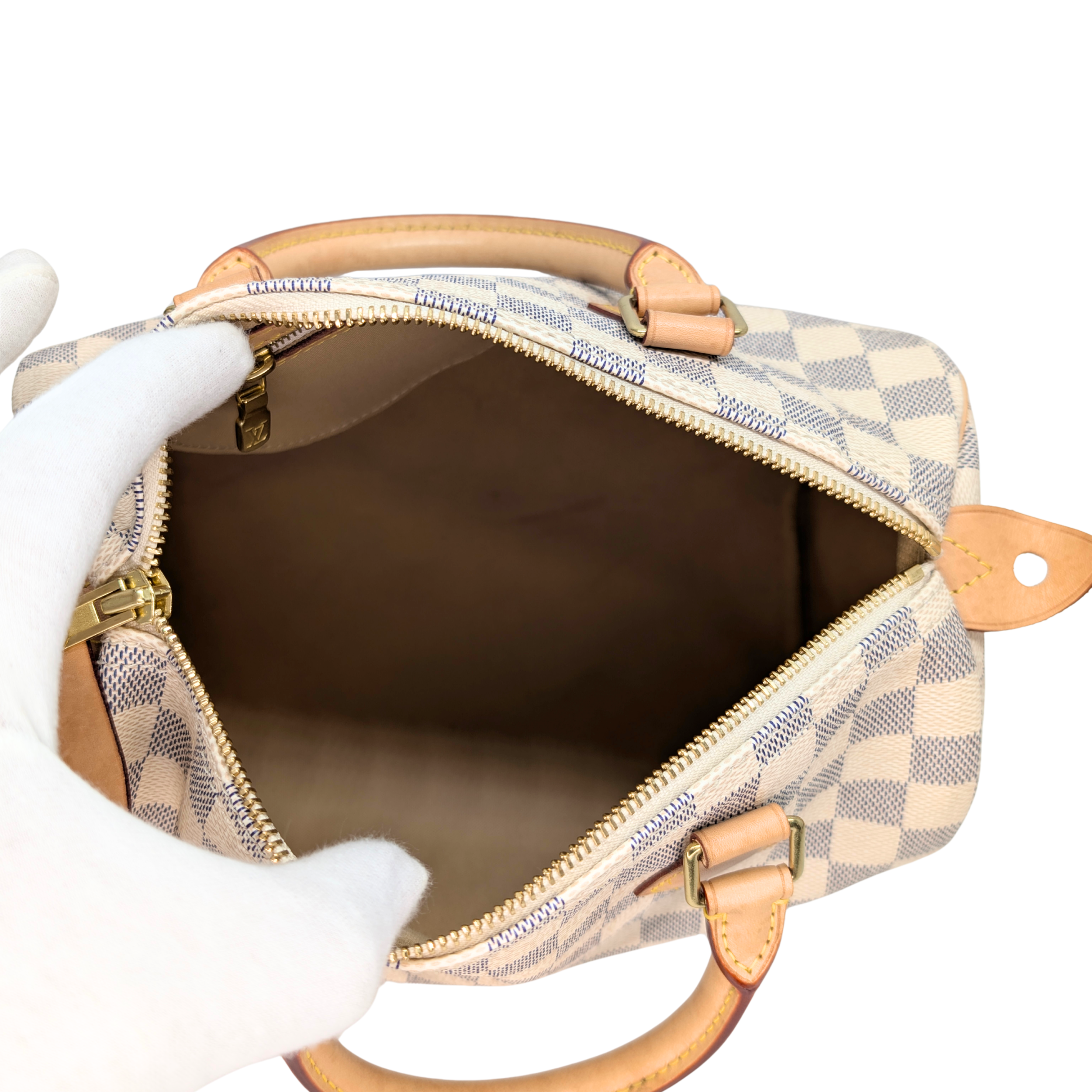 Louis Vuitton Speedy 25 Damier Azur Bag