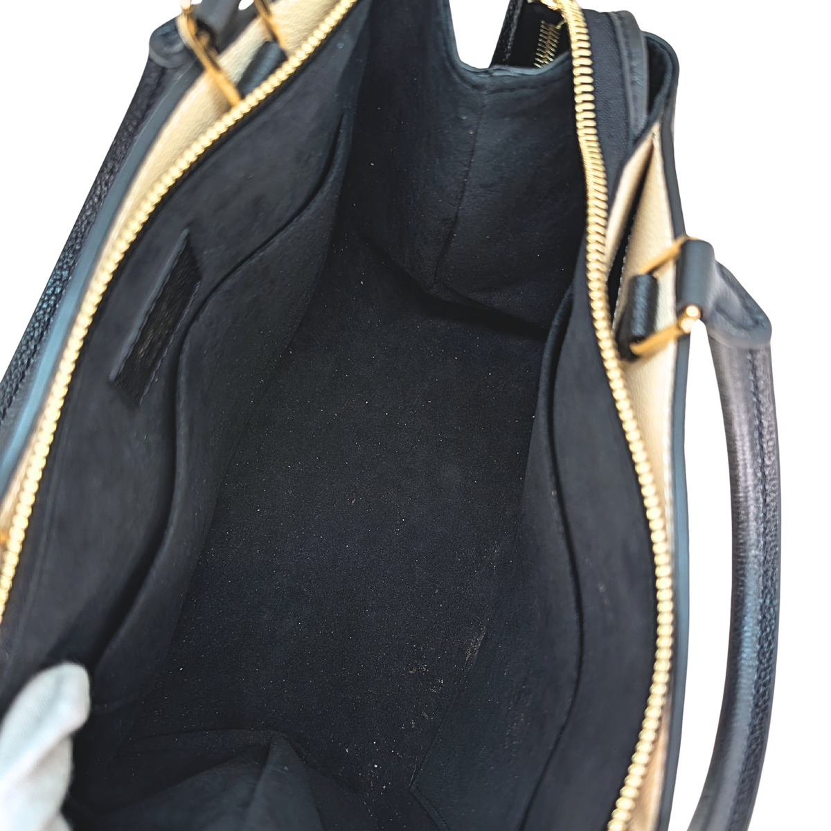 Louis Vuitton Petit Palais Bicolor Handbag