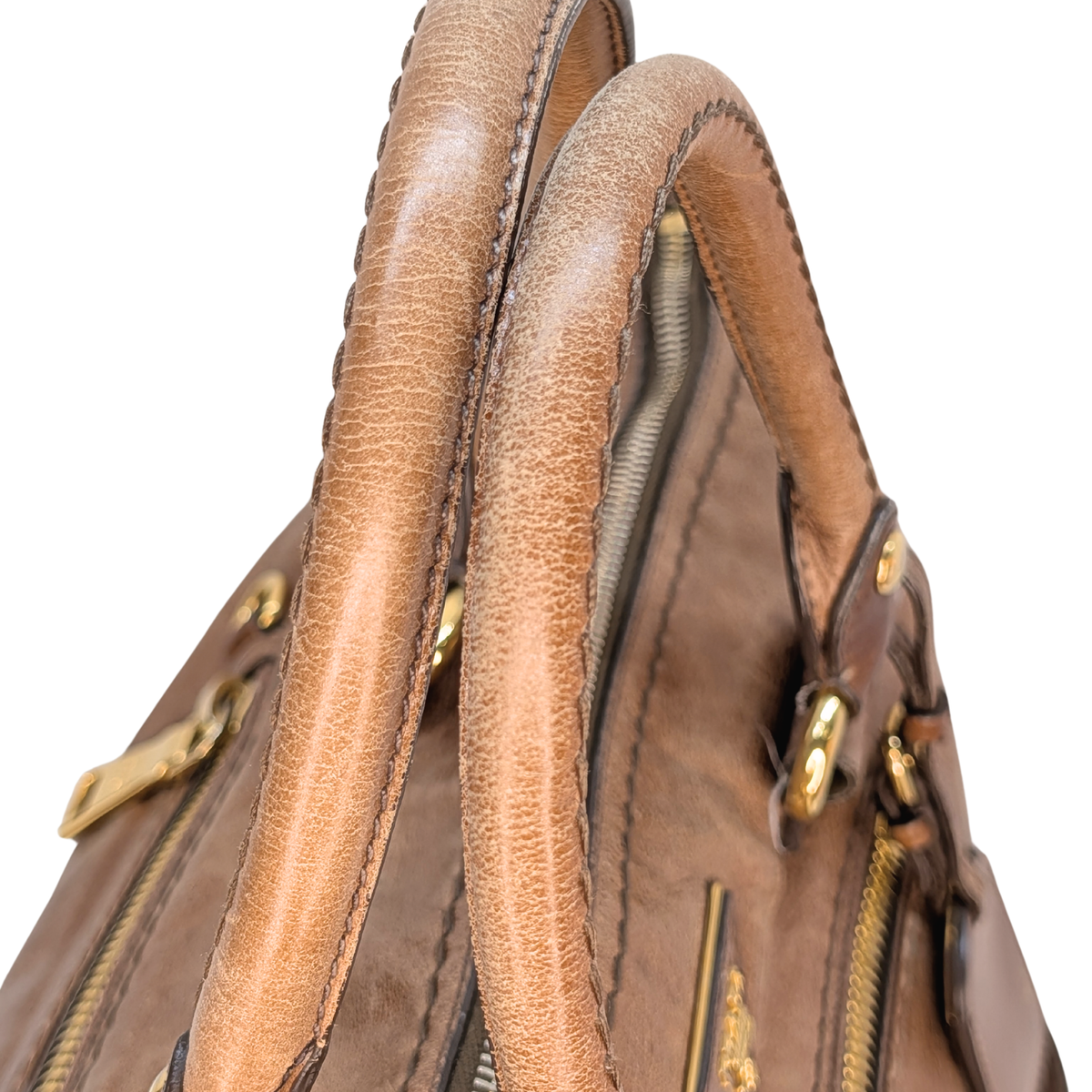 Prada Vitello Leather Crossbody Bag