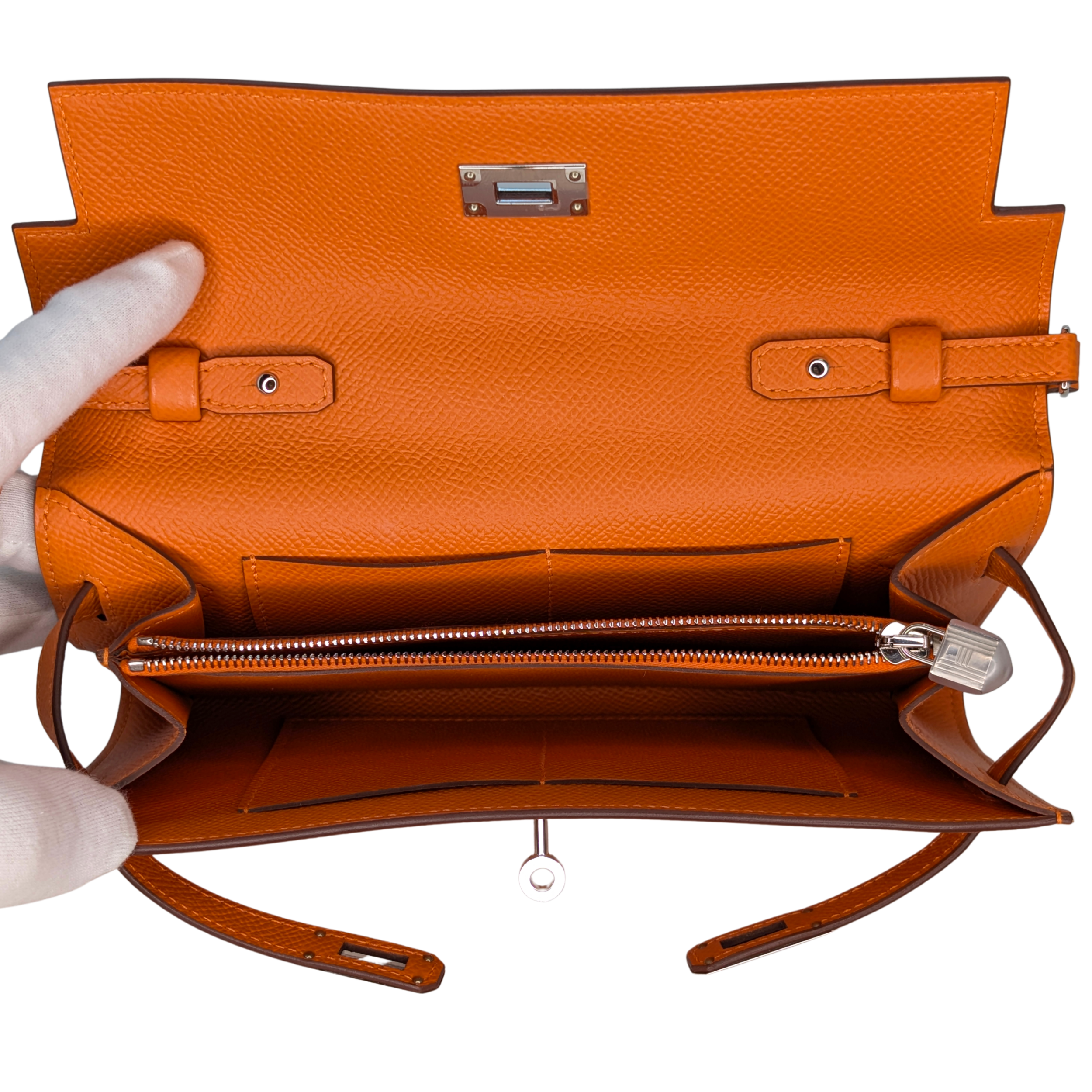 Hermes Portefeuille Kelly Sac To Go Veau Epsom