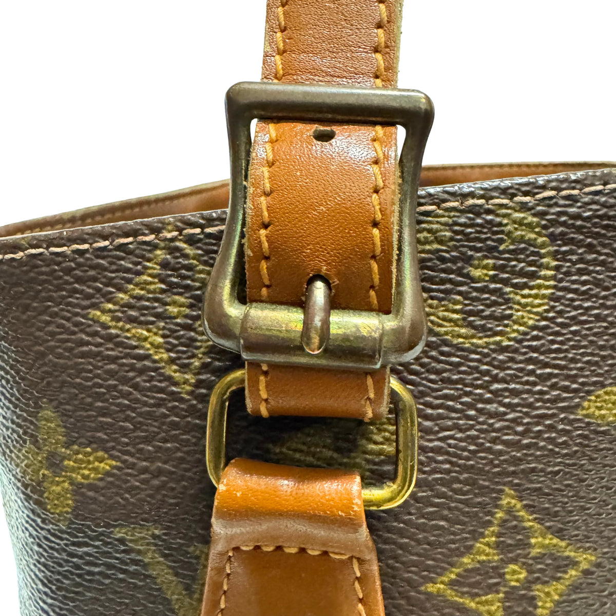 Louis Vuitton French Monogram Company Petit Marais Bucket Bag - Lost Designer