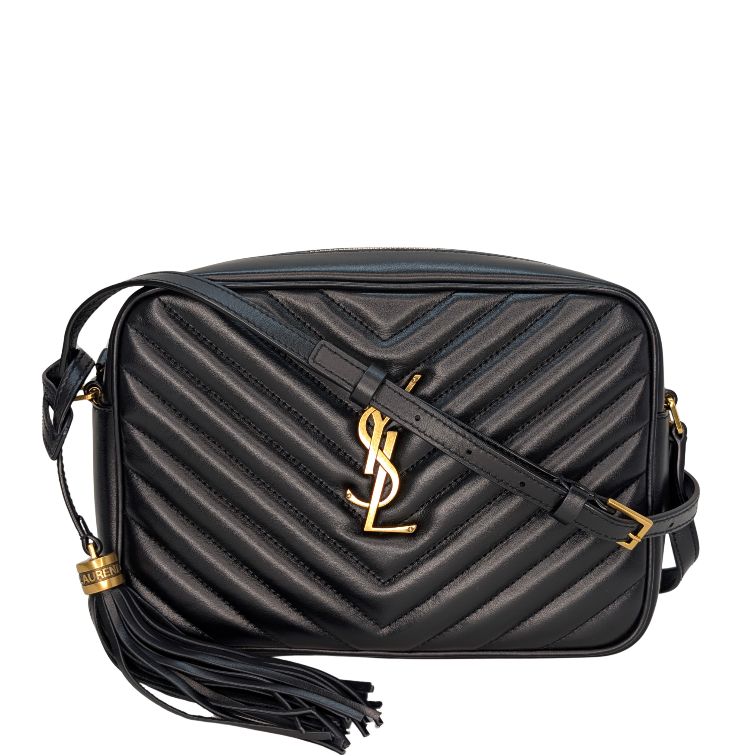 Saint Laurent Lou Camera Bag Leather Black