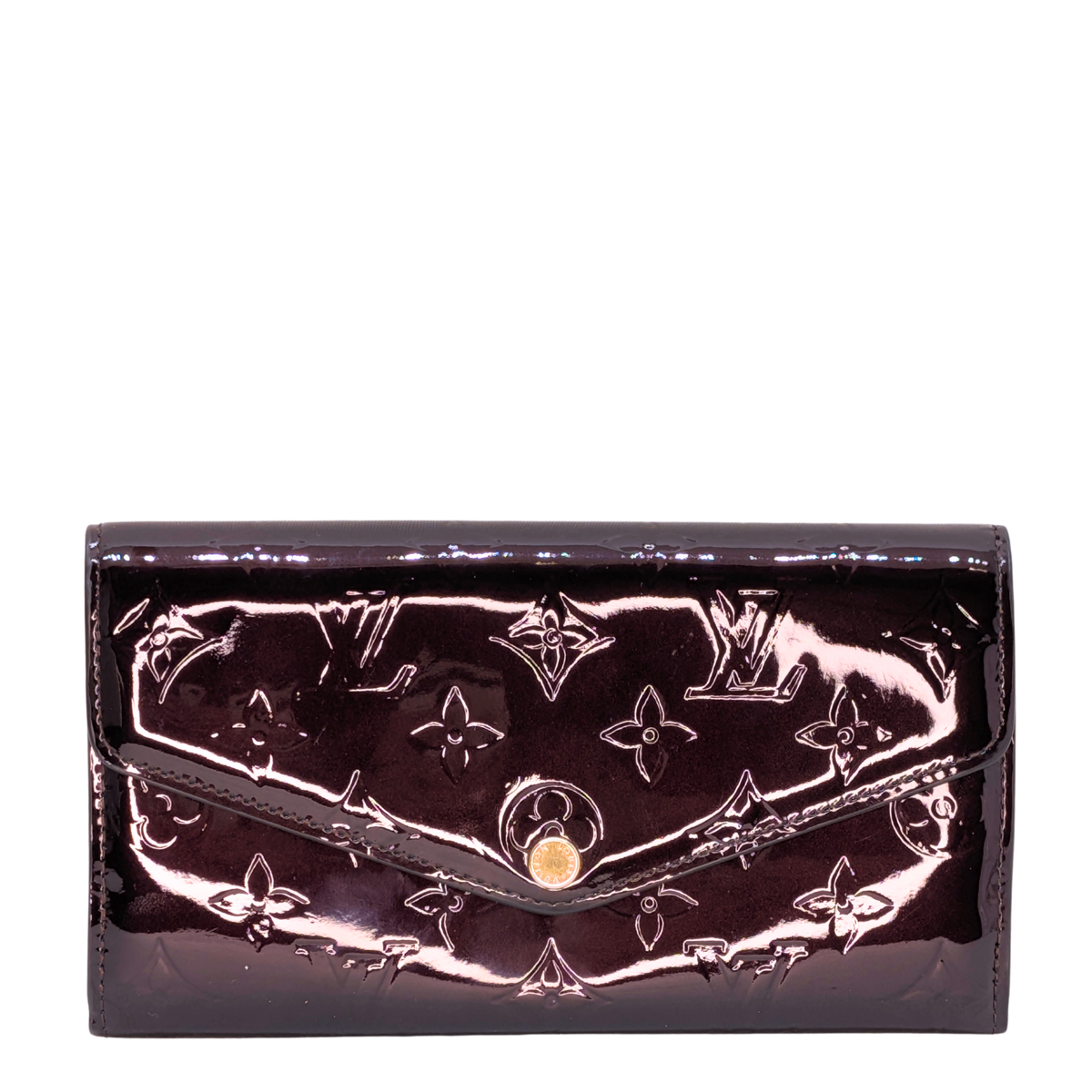 Louis Vuitton Sarah Long Wallet Amarante Burgundy