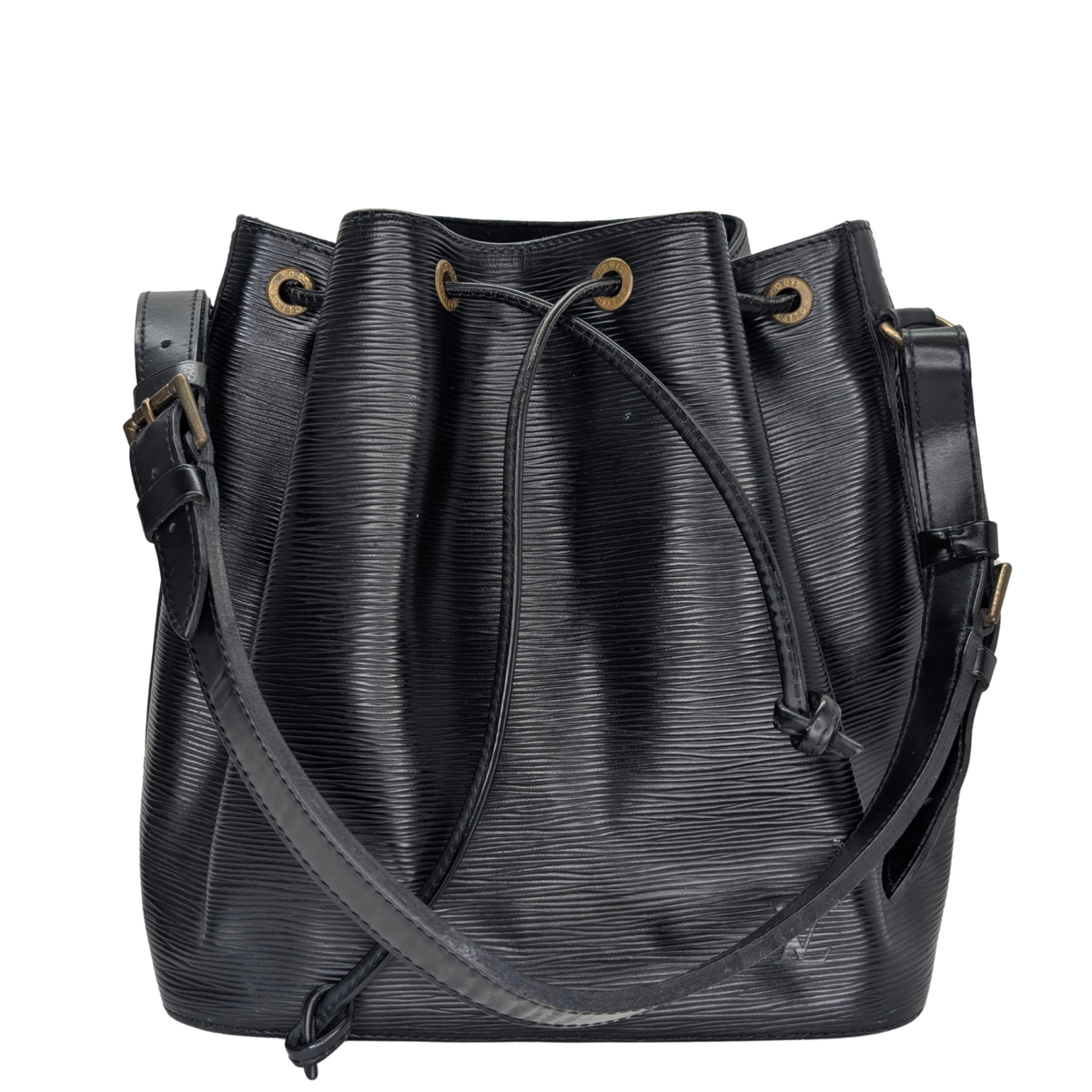 Louis Vuitton Epi Noé Shoulder Bag Black