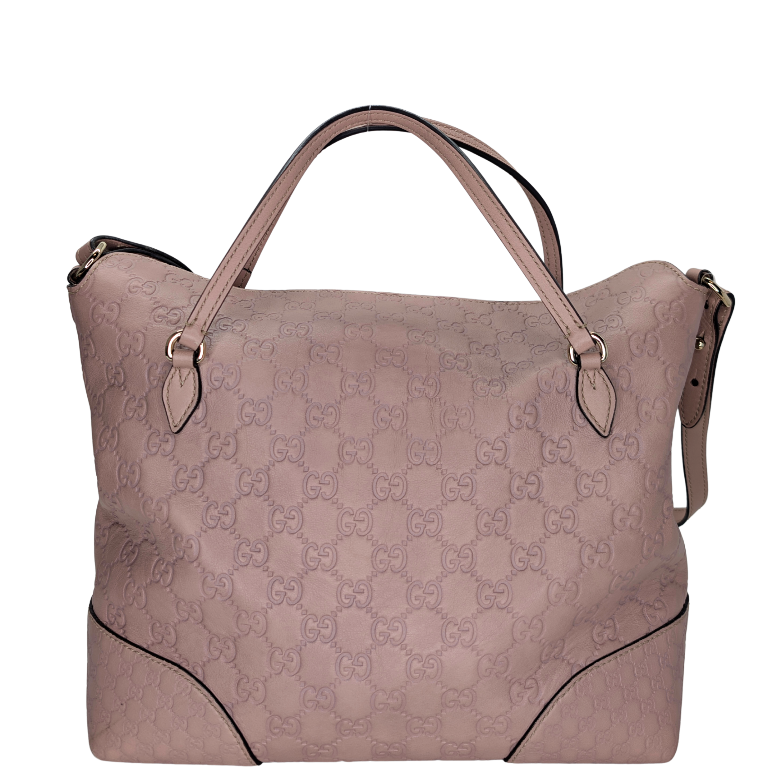 Gucci Bree convertible top handle باللون الوردي