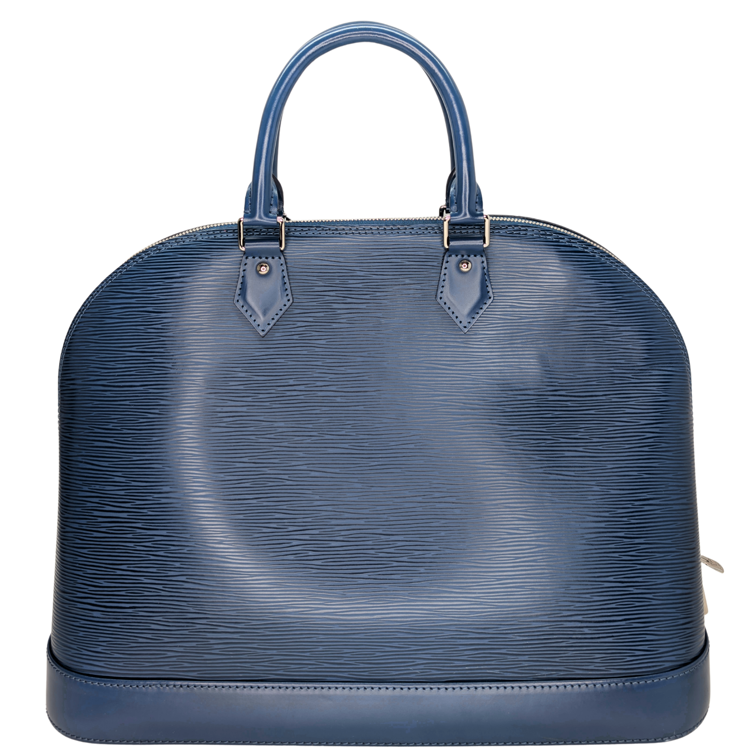 Louis Vuitton Alma GM Epi Leather Bag Navy Blue