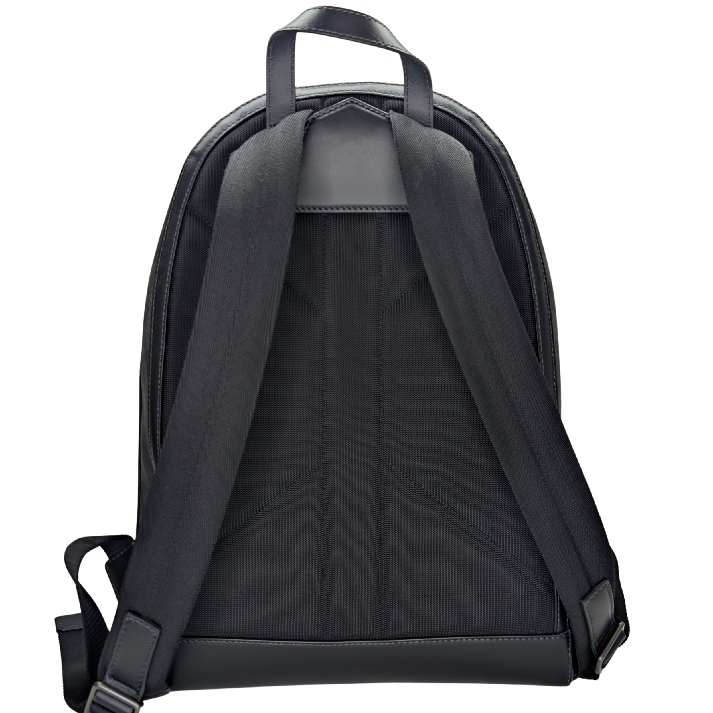 Burberry Rocco Checkered Backpack Charcoal