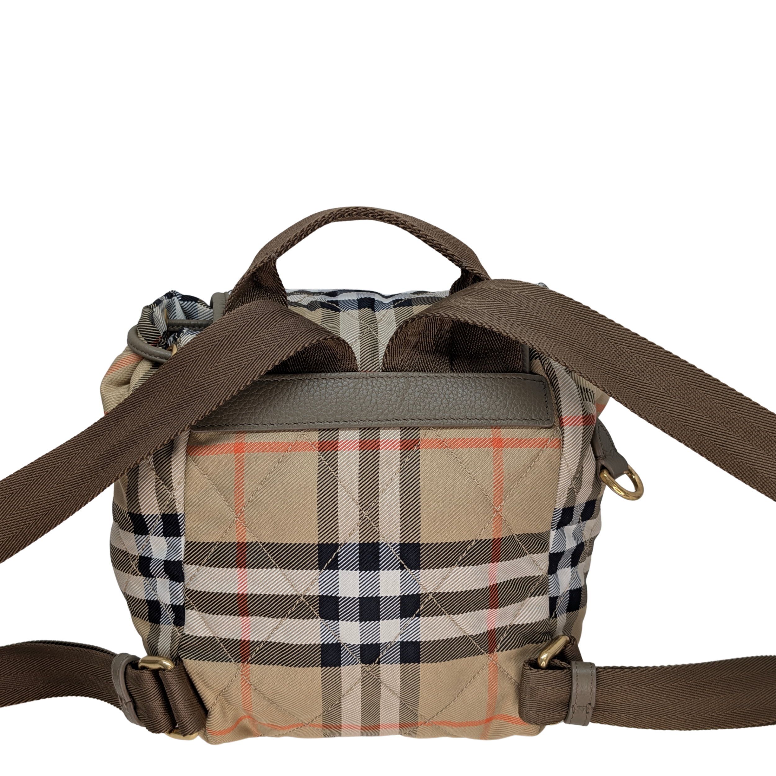 حقيبة ظهر Burberry Padded Mini على شكل حدوة حصان