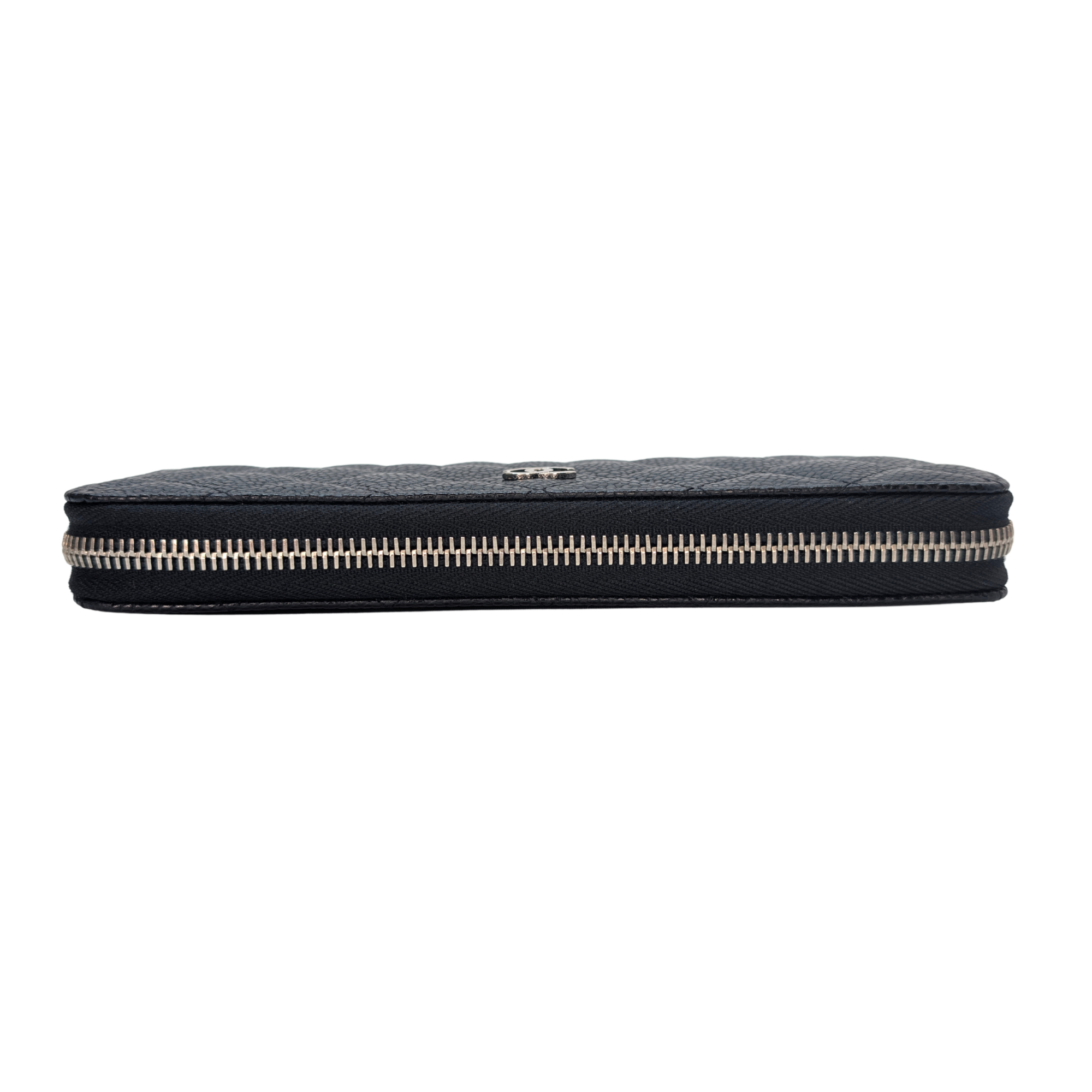 Chanel Cavier Leather Long Wallet Black