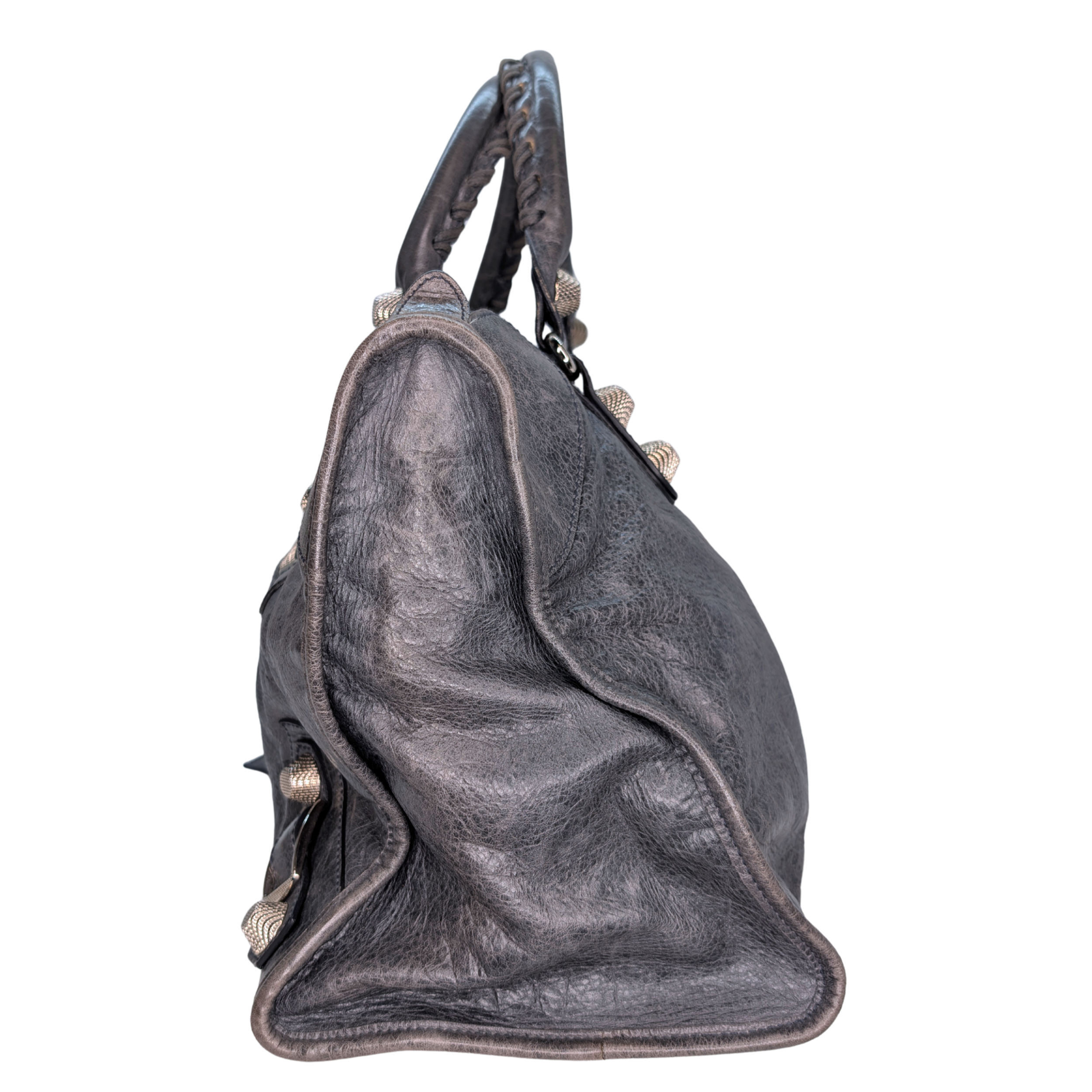 Balenciaga Motorcycle City Bag Grey