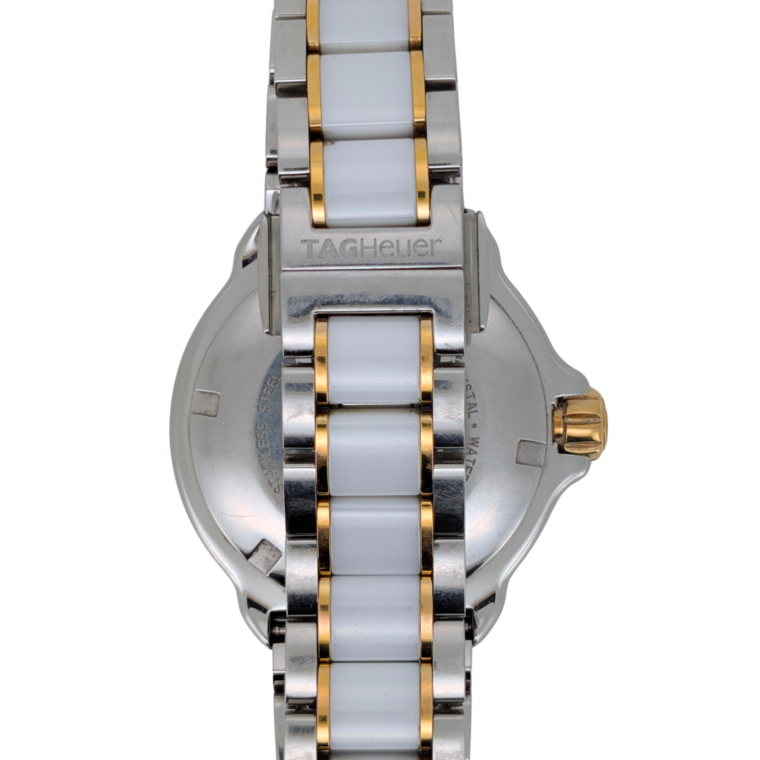 ساعة TAG Heuer Formula 1 Ceramic Diamond WAH1221 بيضاء 37 ملم