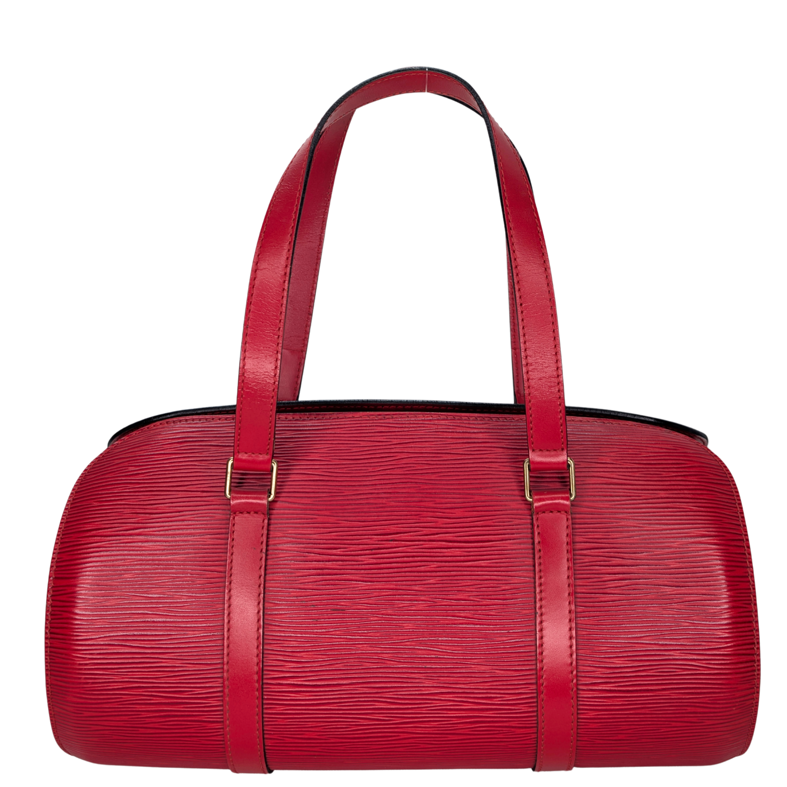 Louis Vuitton Epi Soufflot Red Handbag