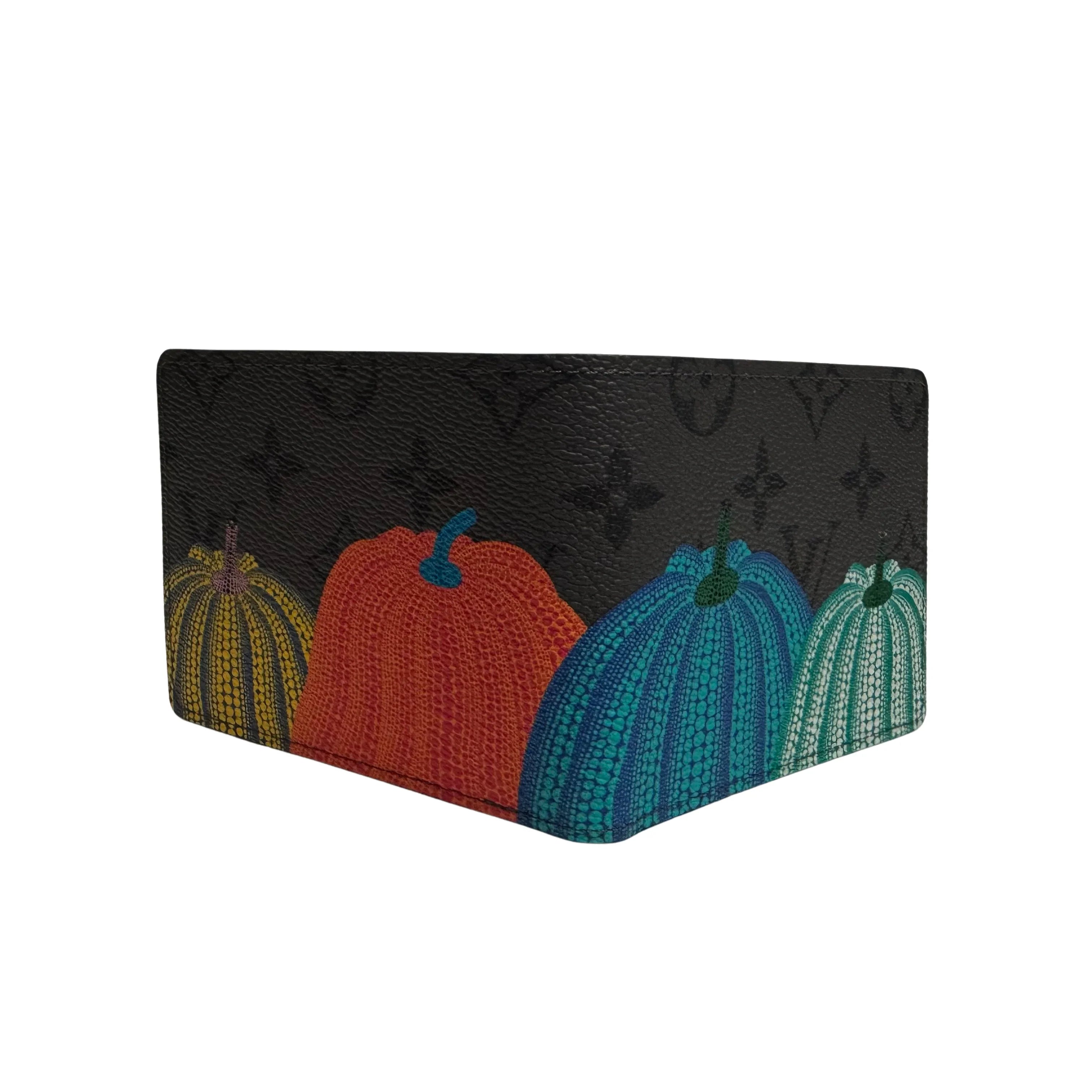 Louis Vuitton X Yayoi Kusama limited edition Eclipse Reverse Pumpkin Slender Wallet - Lost Designer