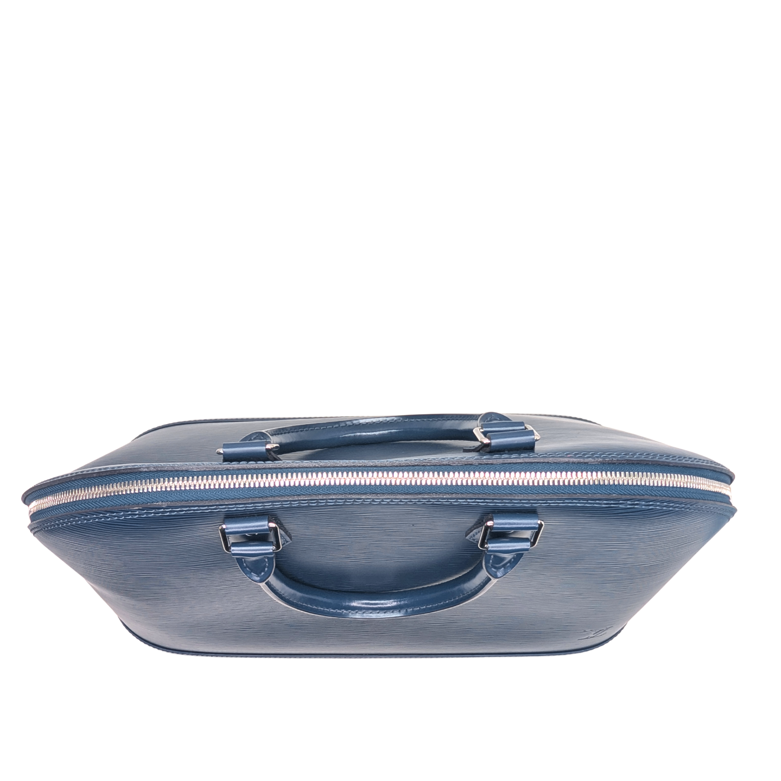 Louis Vuitton Alma GM Epi Leather Bag Navy Blue