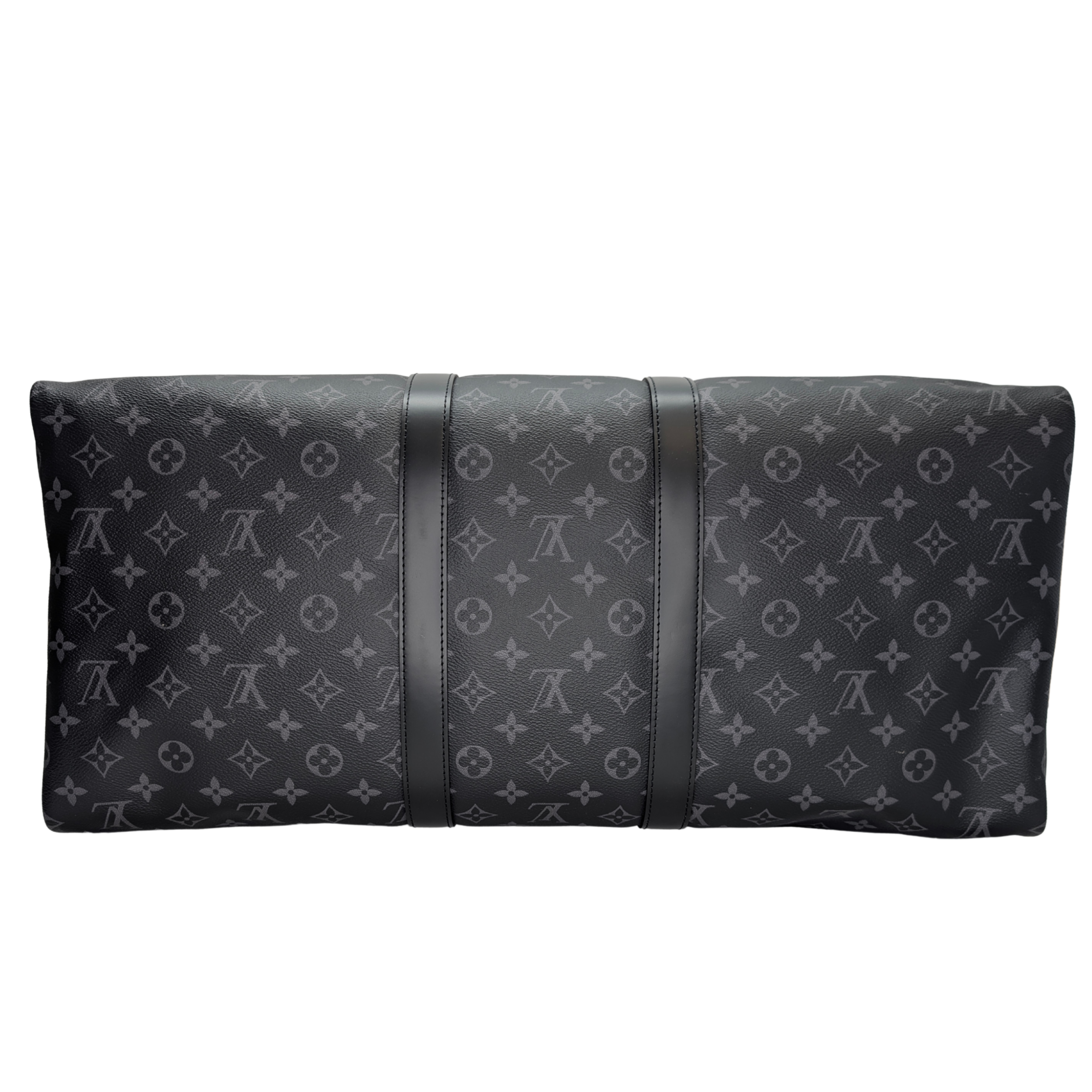 Louis Vuitton Keepall Bandoulière 55 Monogram Eclipse فحمي أسود