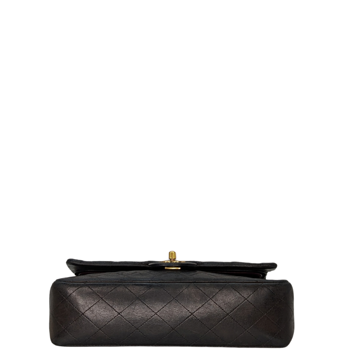 Chanel Vintage Classic Double Flap Medium Lambskin Black