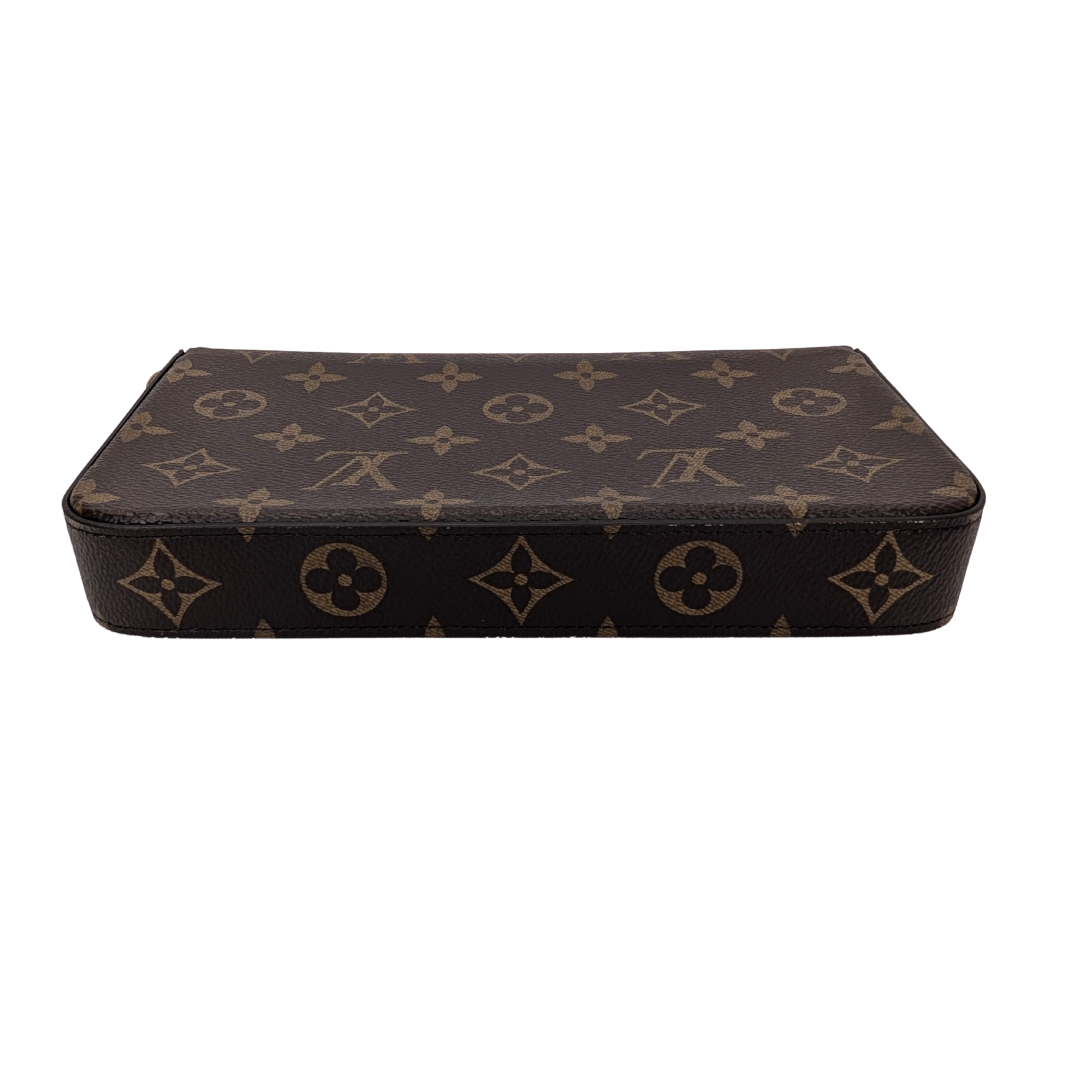 حقيبة لوي فيتون بوشيت فيليسي بنقشة مونوجرام بنية
