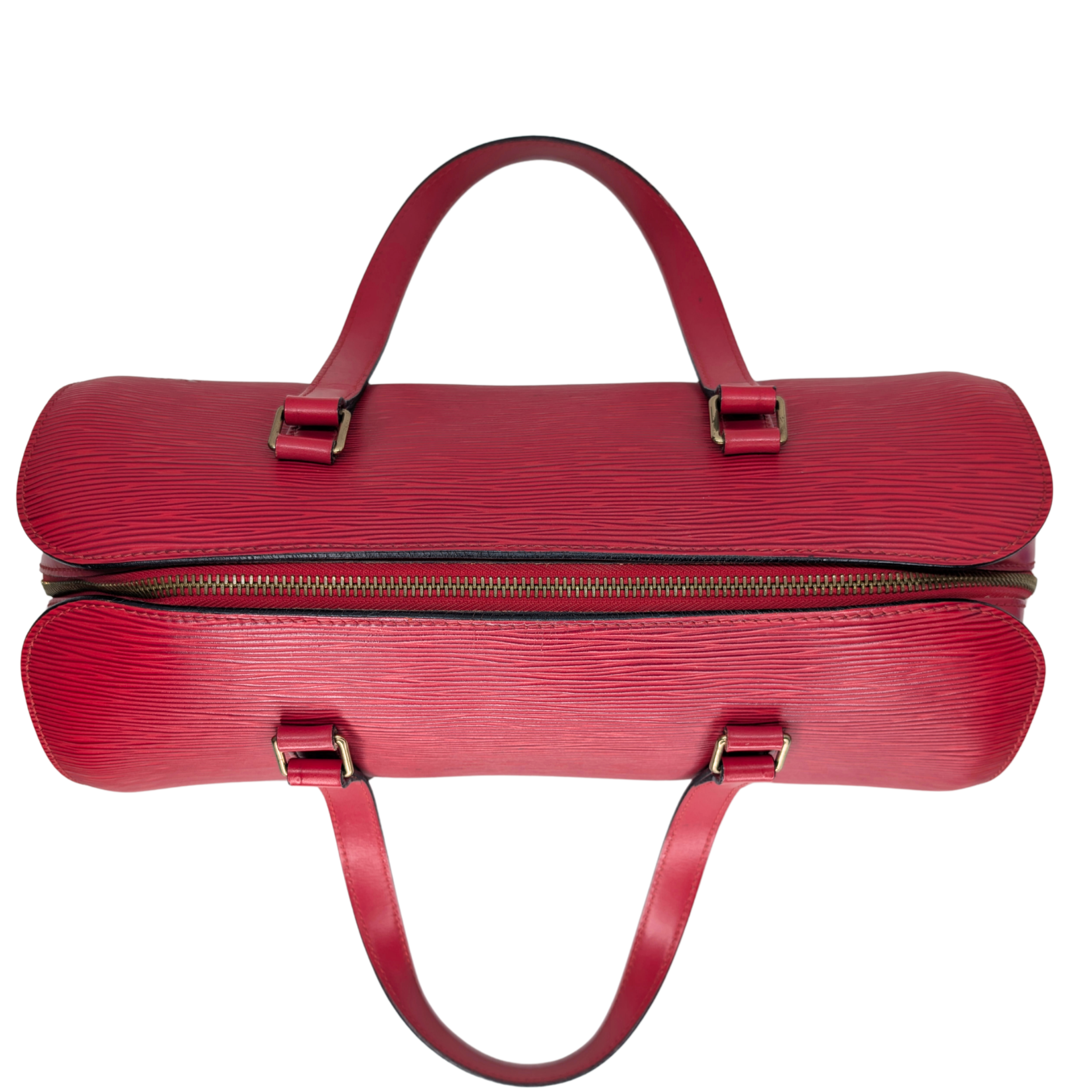 Louis Vuitton Epi Soufflot Red Handbag