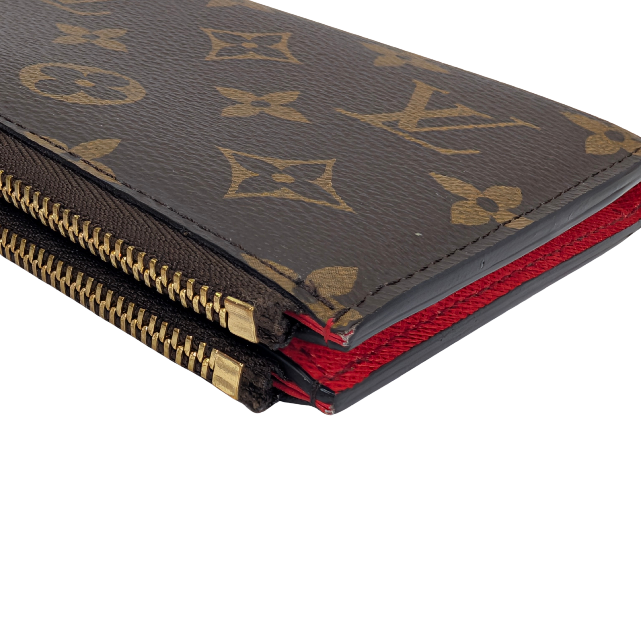محفظة Adele من Louis Vuitton بقماش Monogram بلون Coquelicot