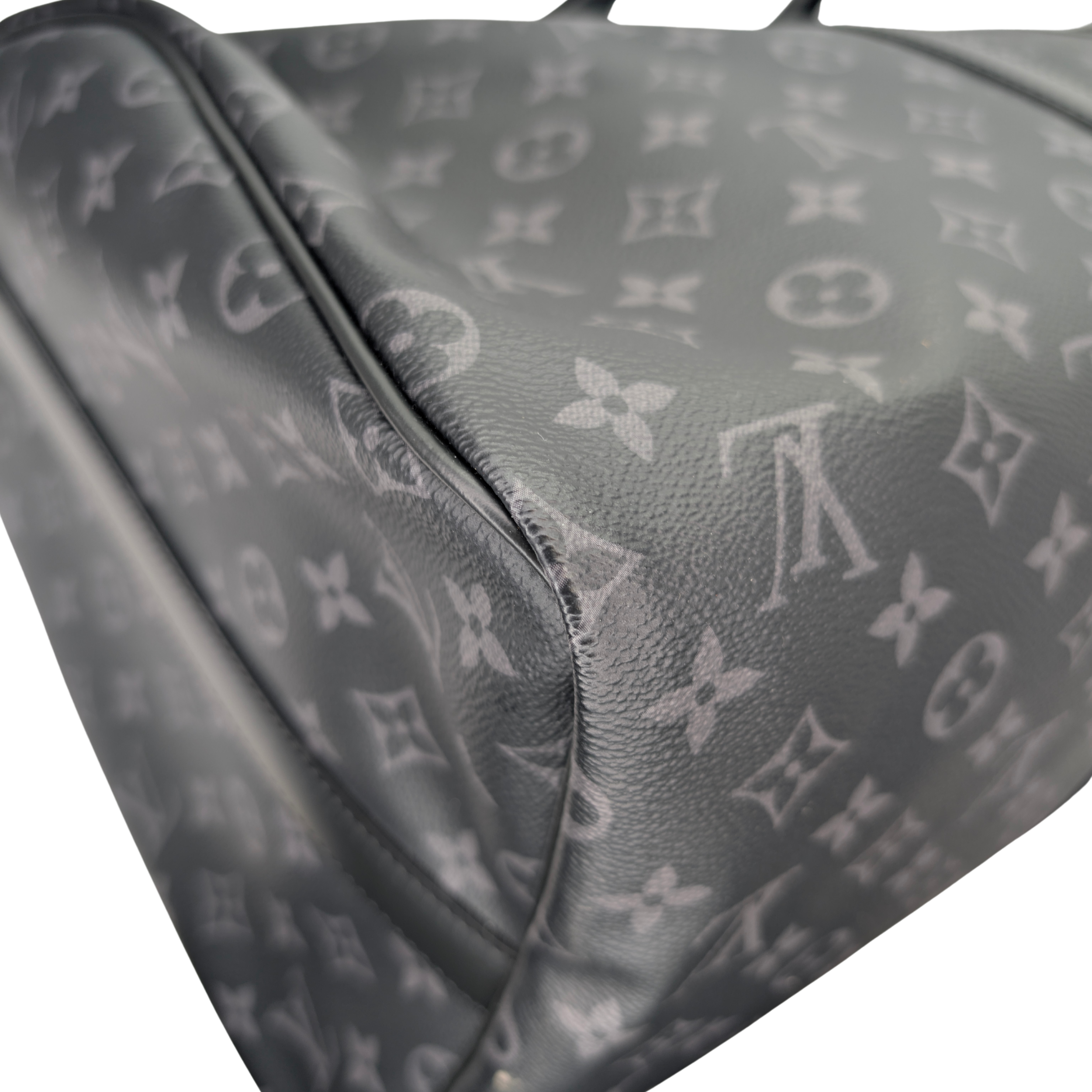 Louis Vuitton Keepall Bandoulière 55 Monogram Eclipse فحمي أسود