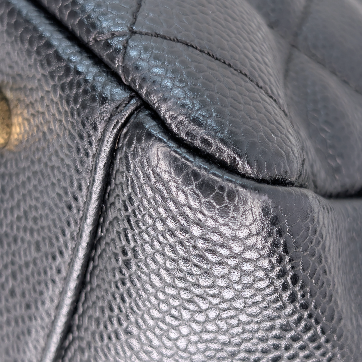 Chanel Shopping Tote Caviar Black