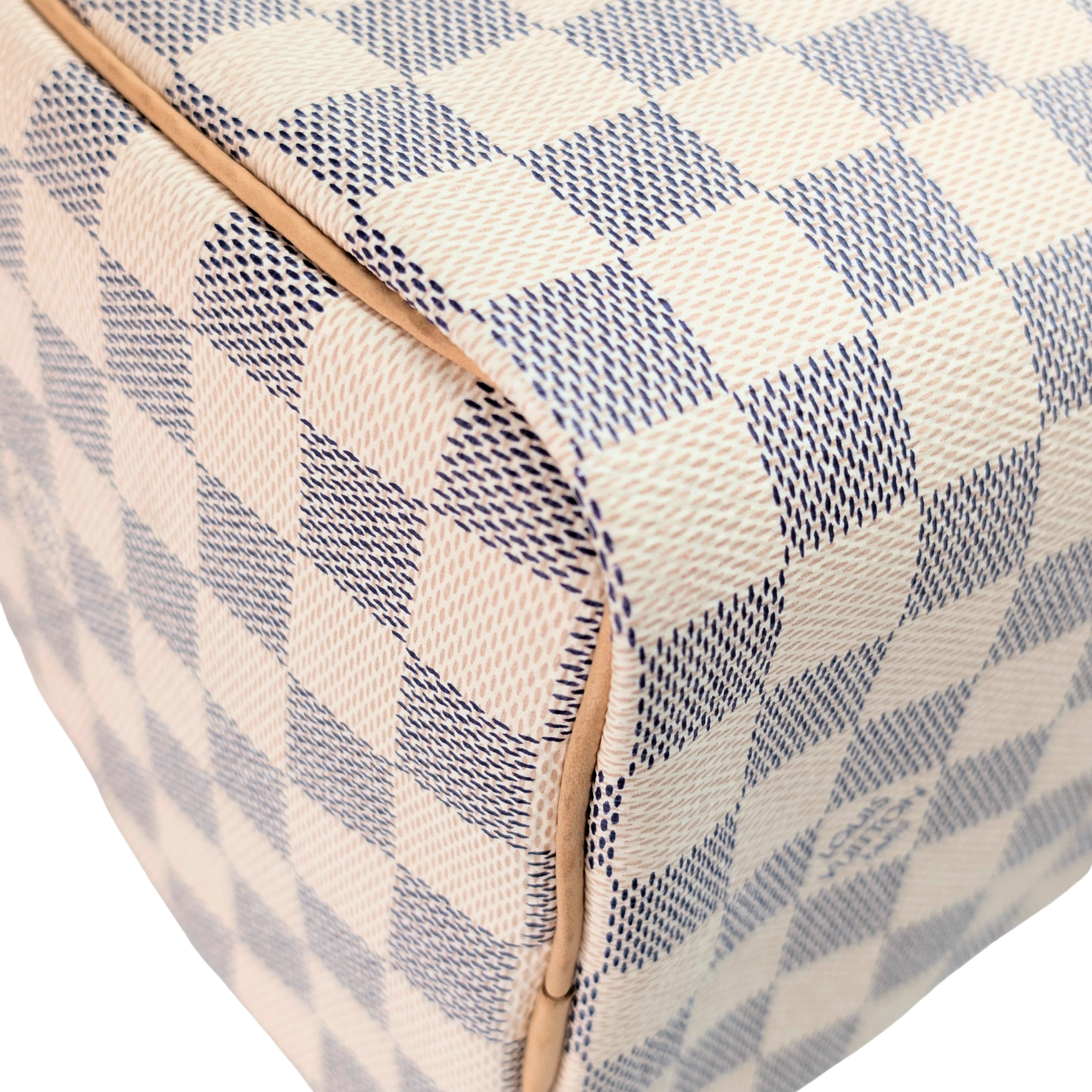 Louis Vuitton Speedy 25 Damier Azur Bag