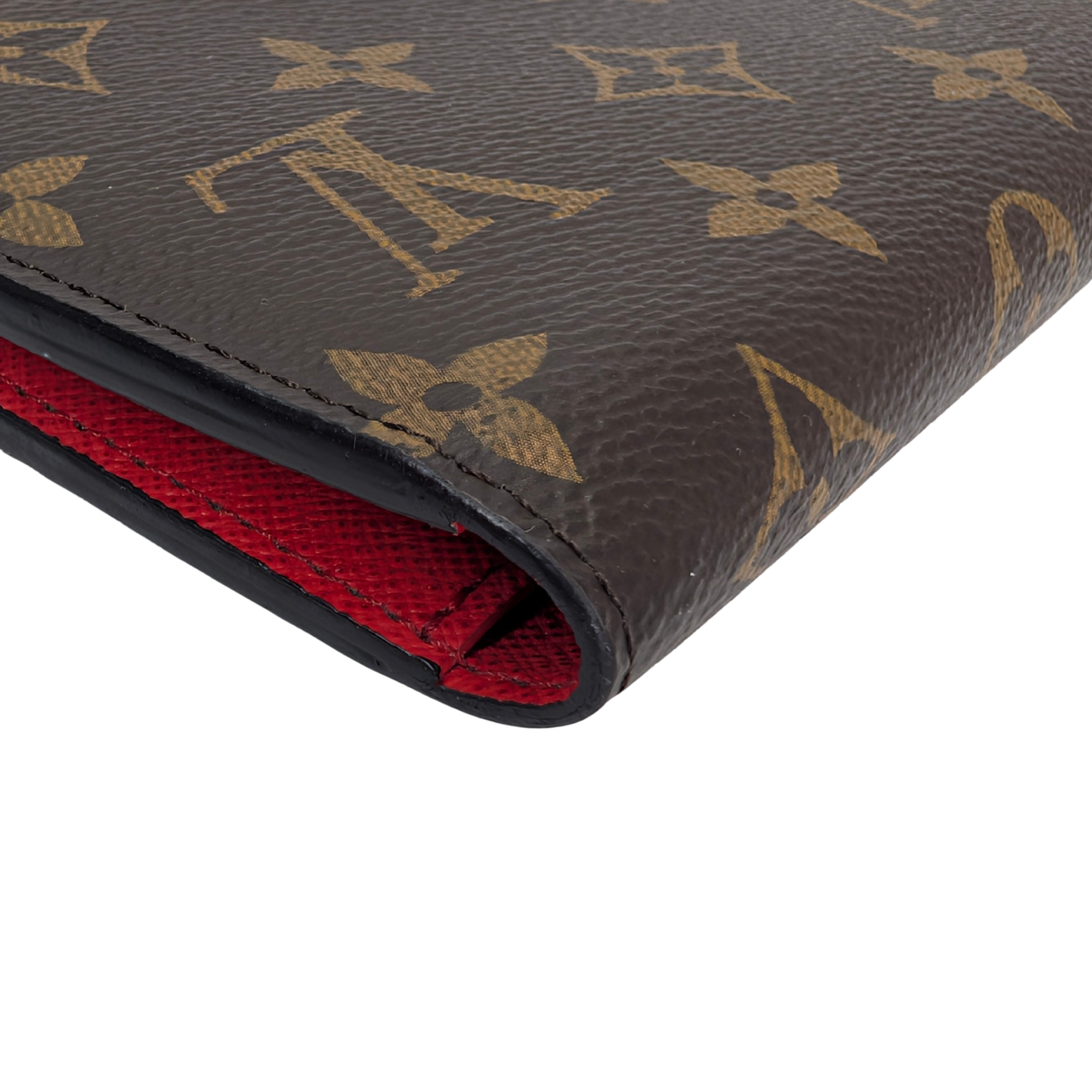محفظة Adele من Louis Vuitton بقماش Monogram بلون Coquelicot