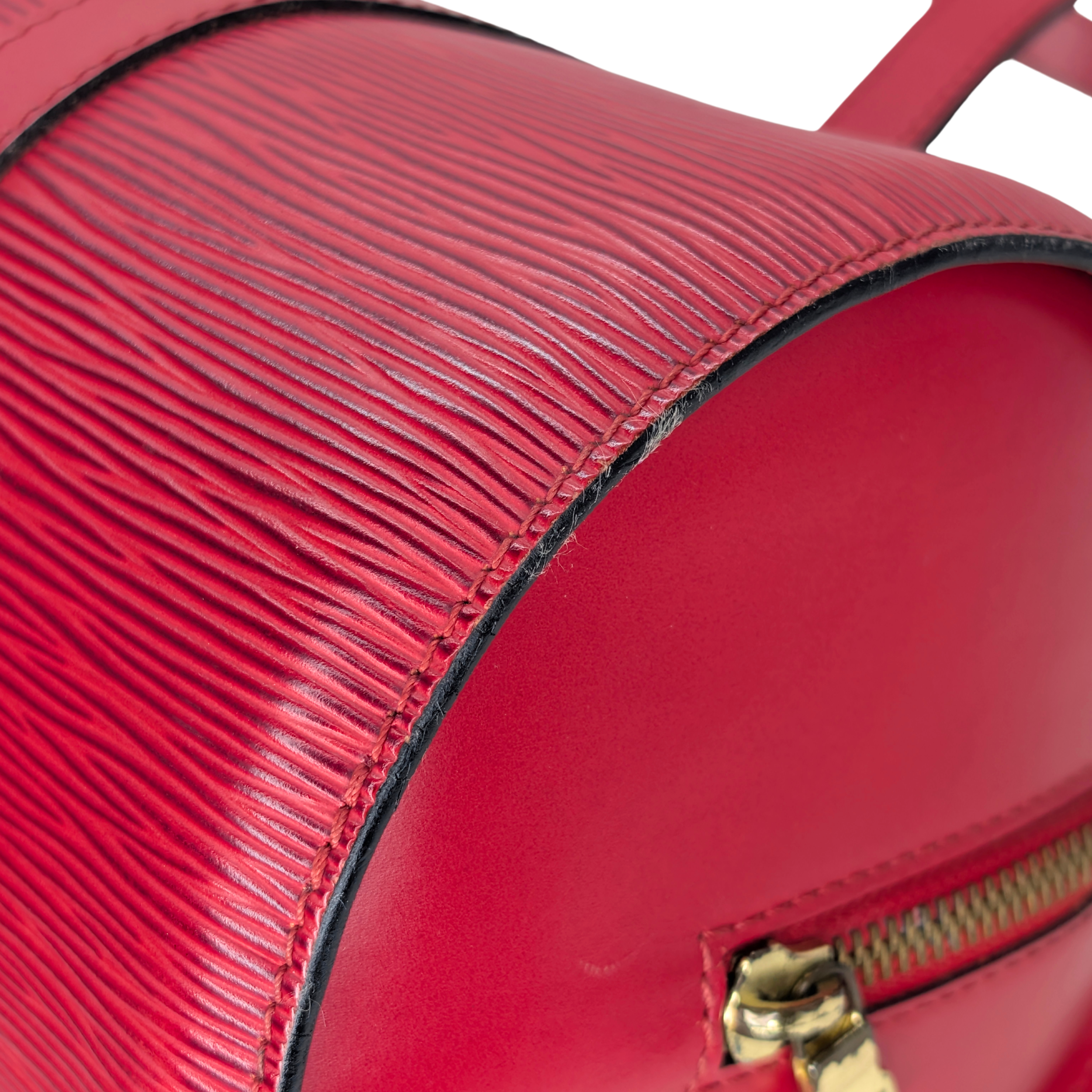 Louis Vuitton Epi Soufflot Red Handbag