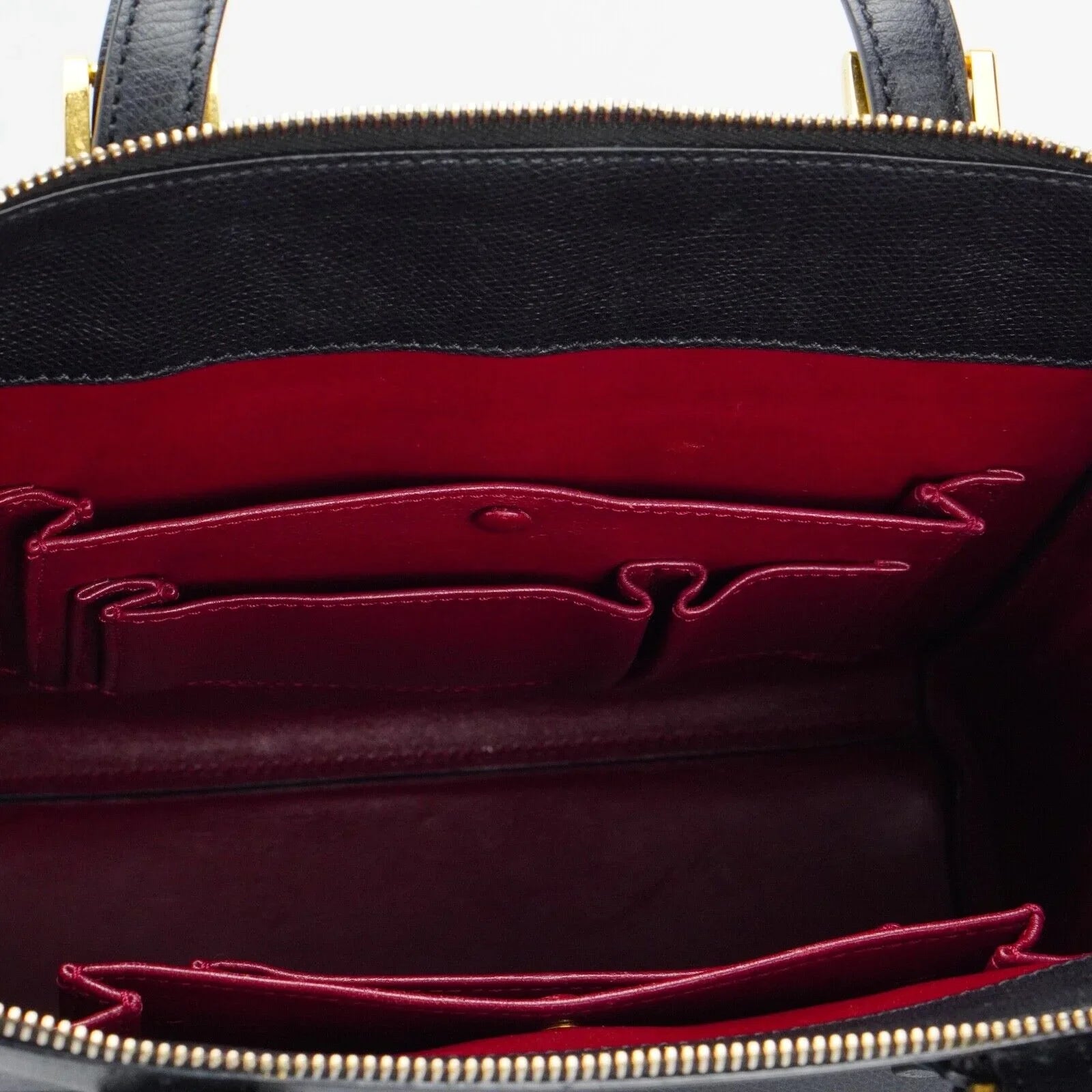 Giorgio Armani Square Leather Bag Black - Lost Designer