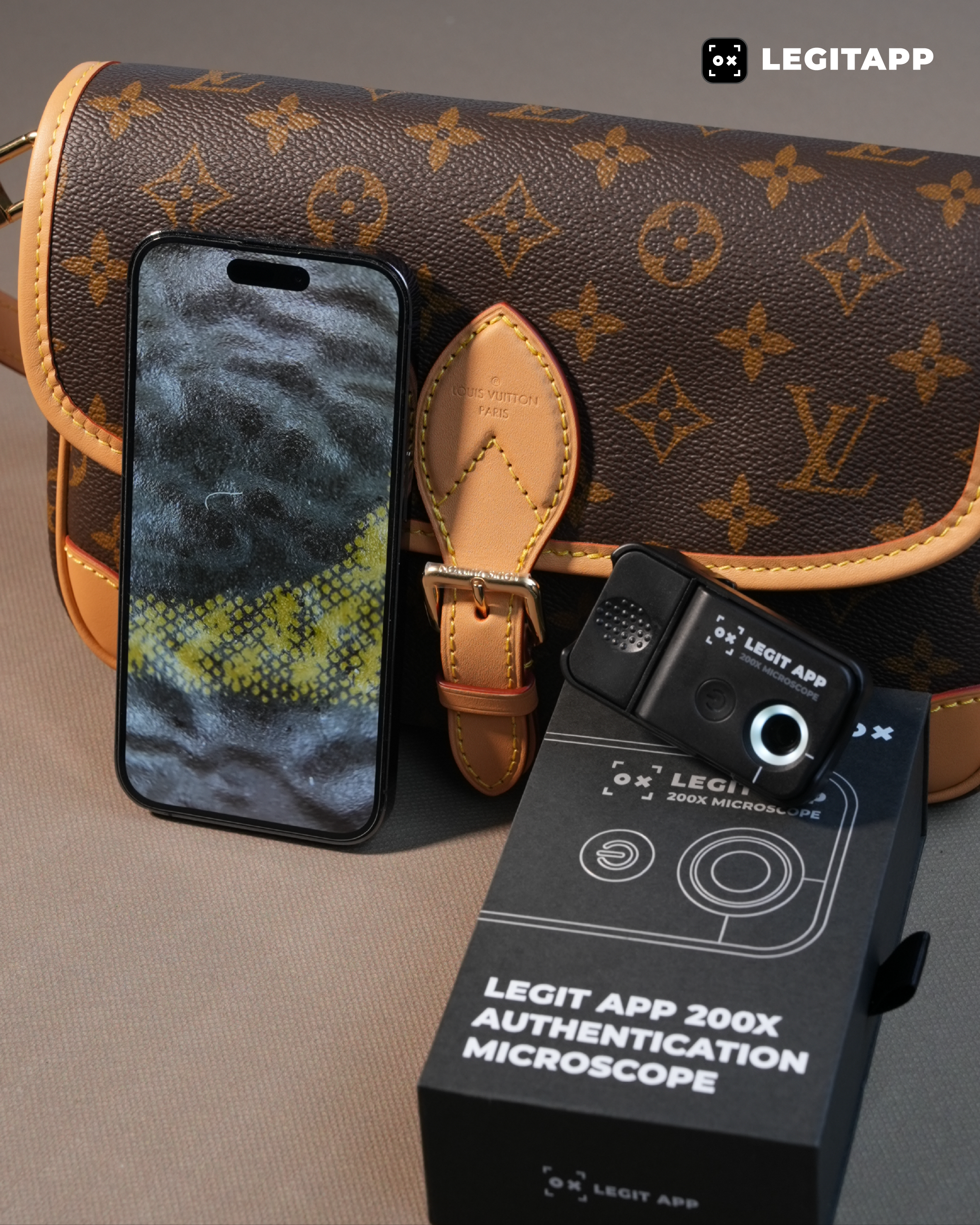 LegitApp authentication assessment for a luxury item