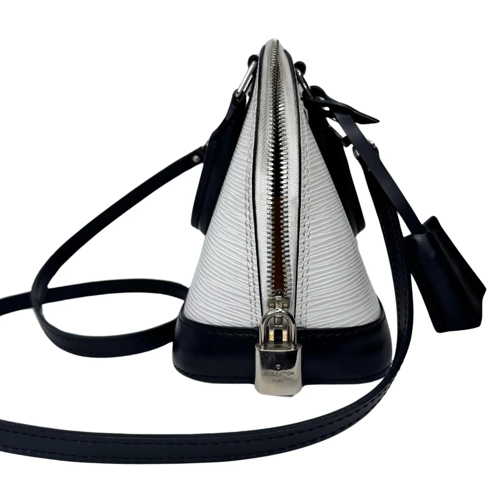 Louis Vuitton Epi Stripe Alma BB – Red and Pink CrossBody Bag - Lost Designer