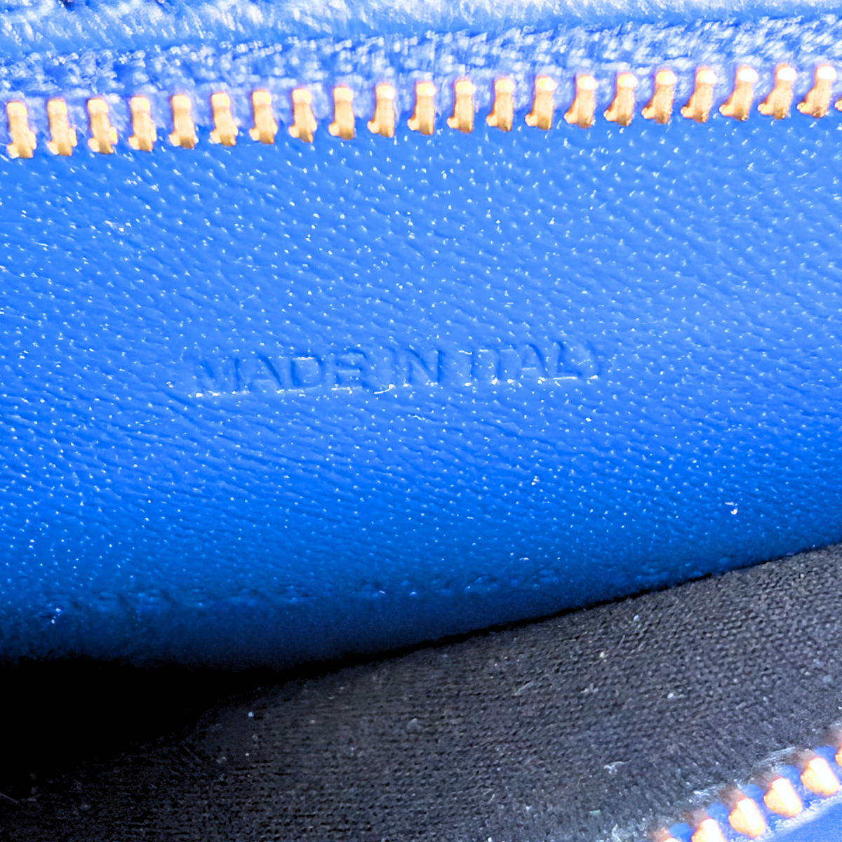 Balenciaga Hourglass Crocodile Embossed Blue