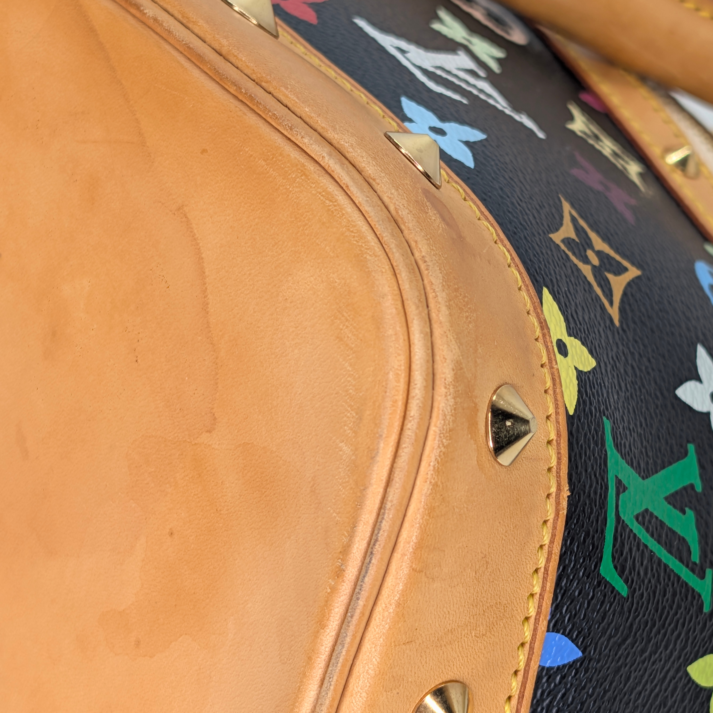 Louis Vuitton Takashi Murakami Alma PM Bag Black Monogram Multicolour