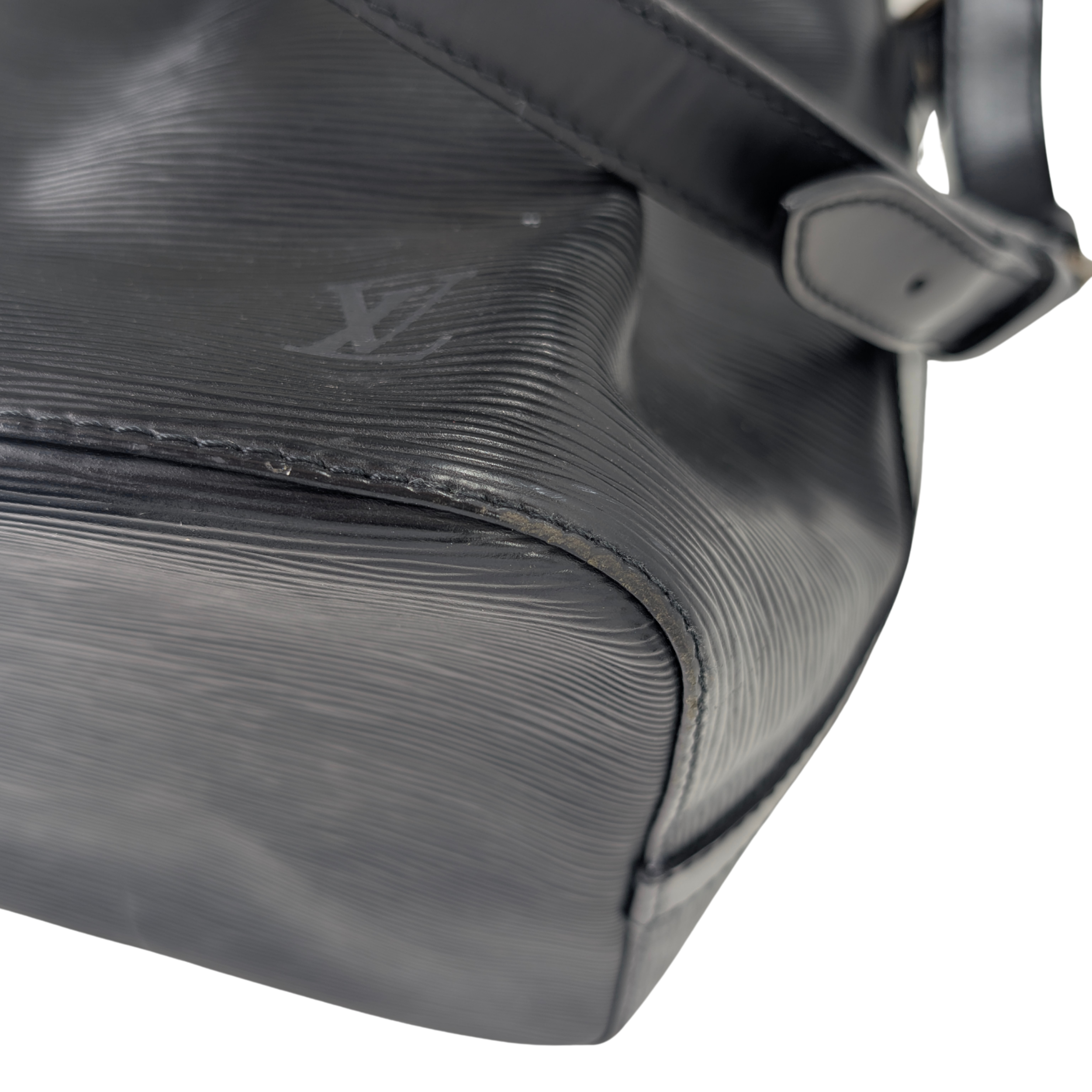 Louis Vuitton Epi Noé Shoulder Bag Black