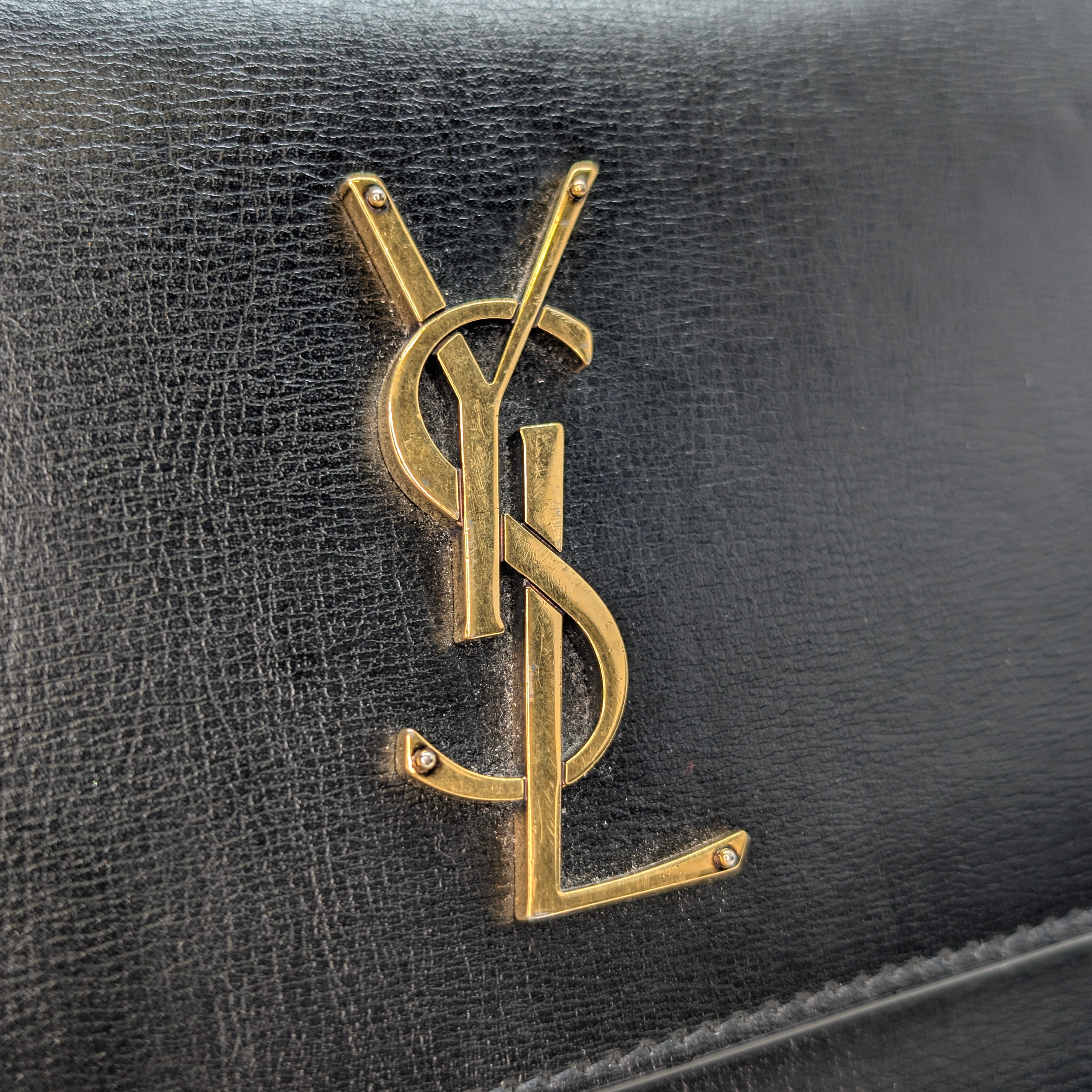 Saint Laurent Sunset Medium Crossbody Bag Black