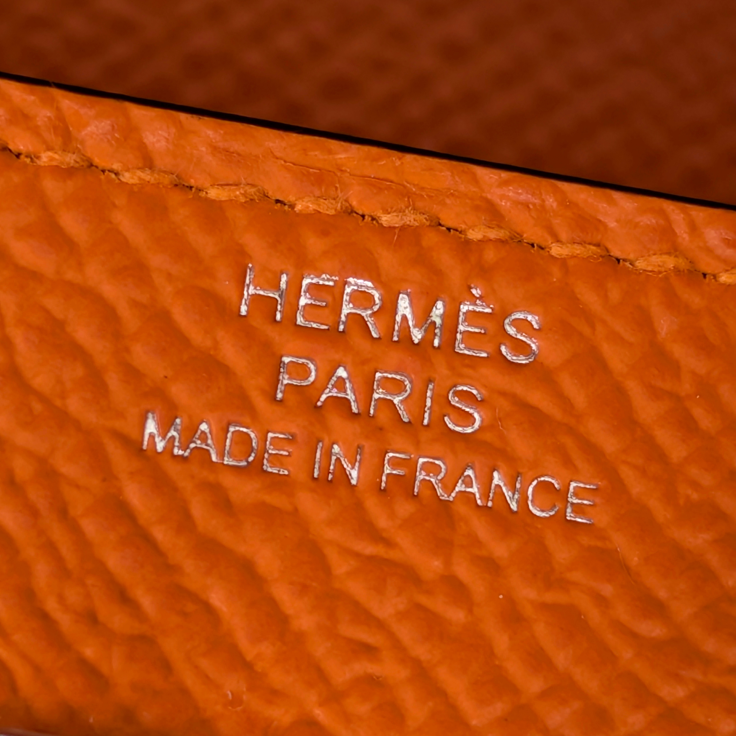 Hermes Portefeuille Kelly Sac To Go Veau Epsom