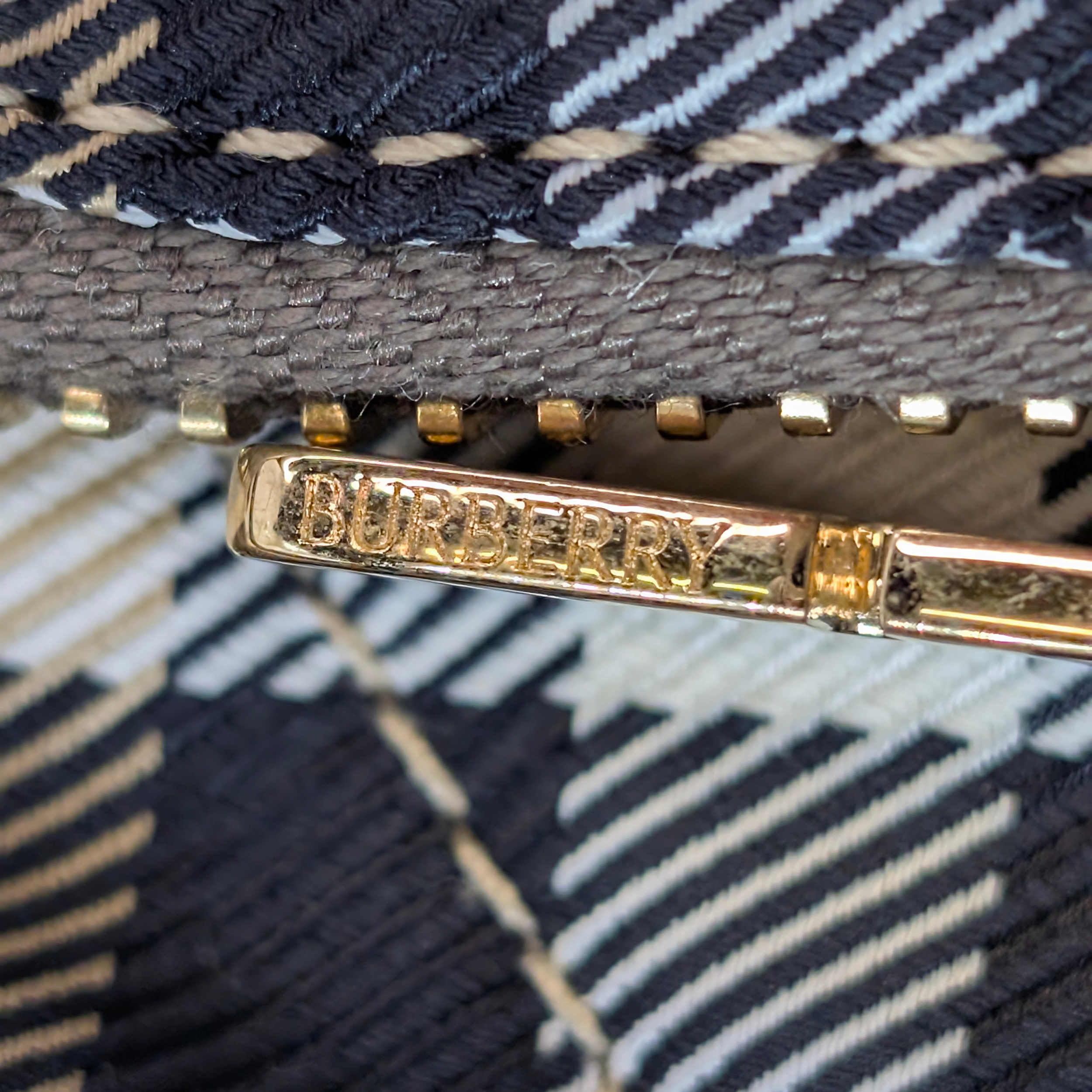 Burberry Padded Mini horseshoe backpack