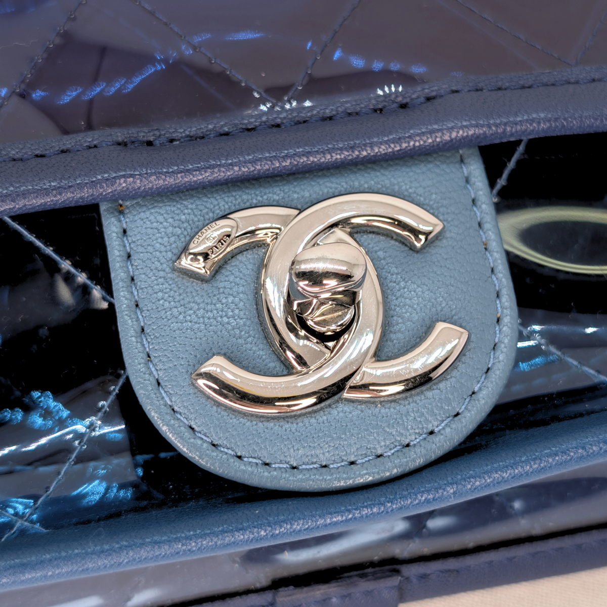 Chanel Coco Splash Single Flap Bag PVC Vinyl 2018 Collection