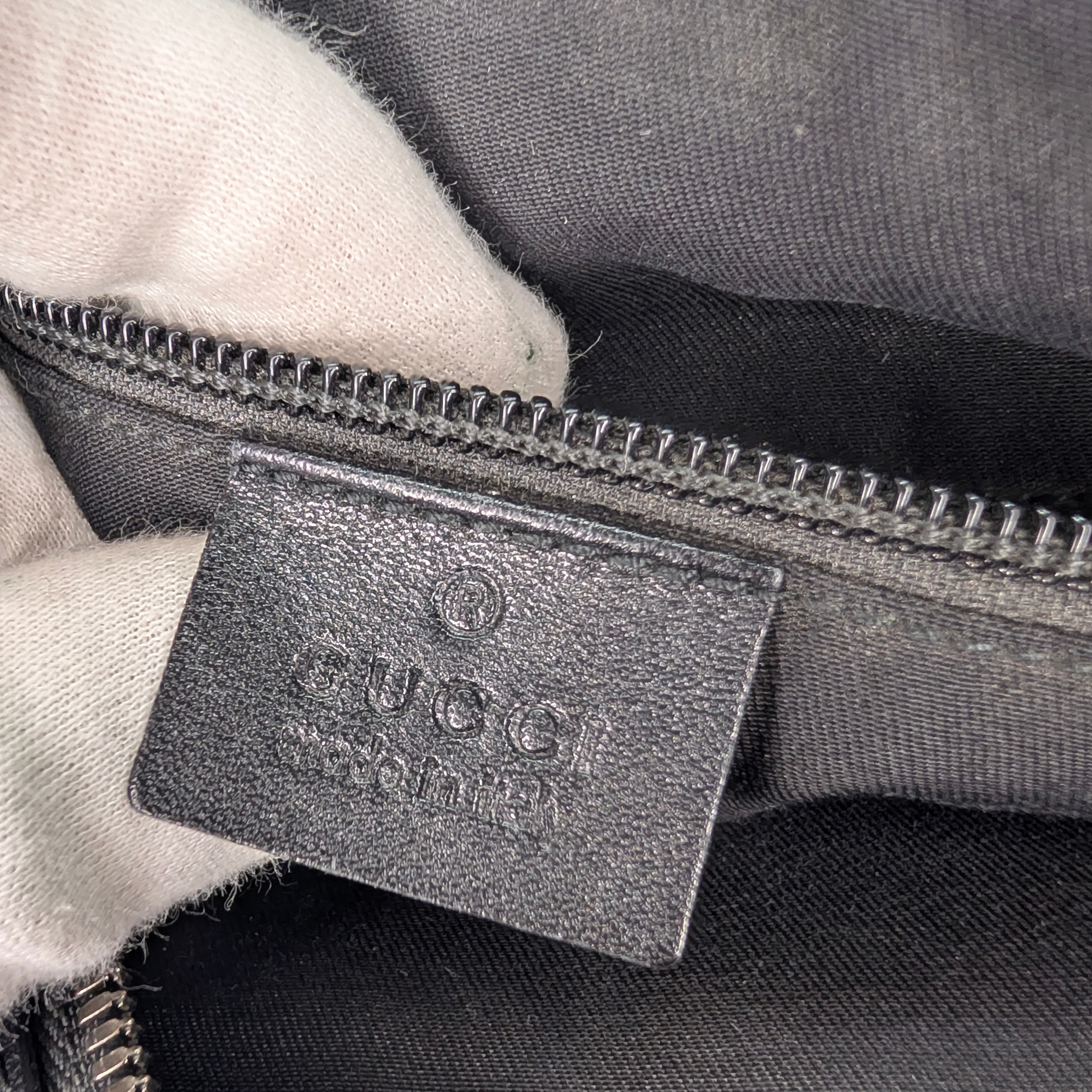 Gucci Guccissima Messenger Bag Large Black