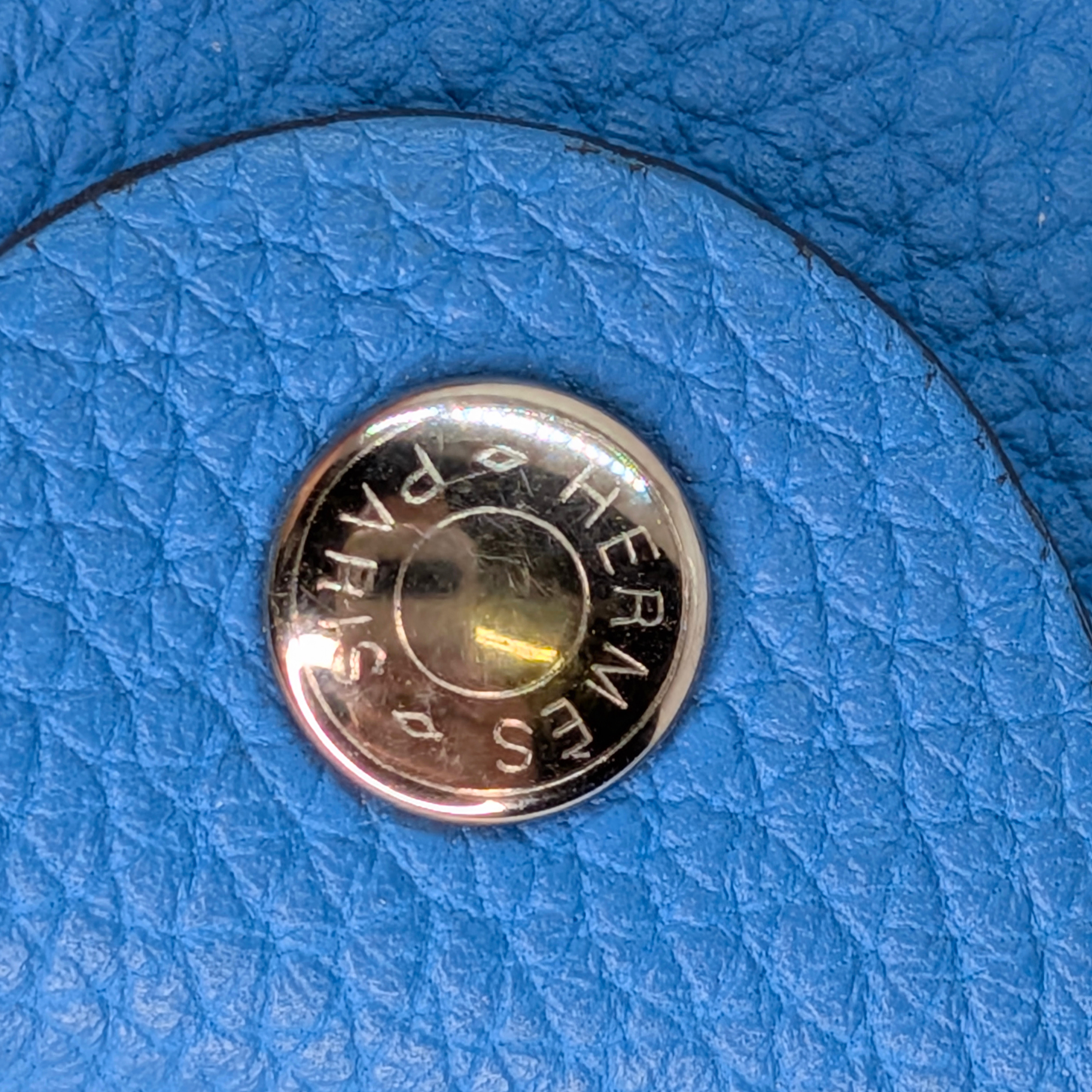 Hermès Ulysse Notebook Agenda Cover Togo Leather Blue