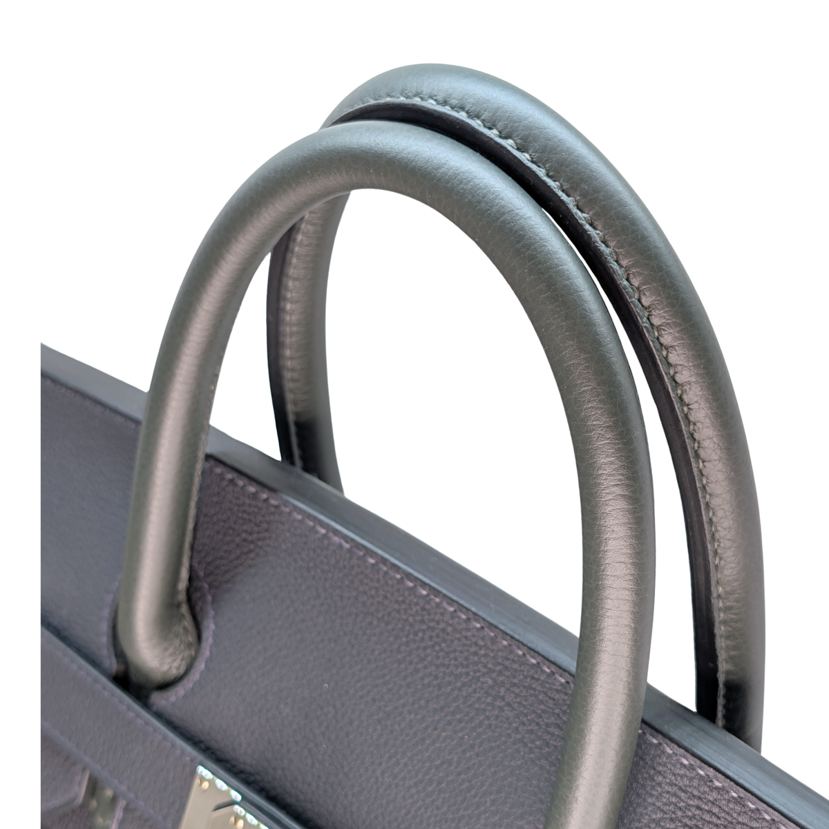 Hermes Hac Birkin 40 Togo SHW Stamp B Bleu Nuit