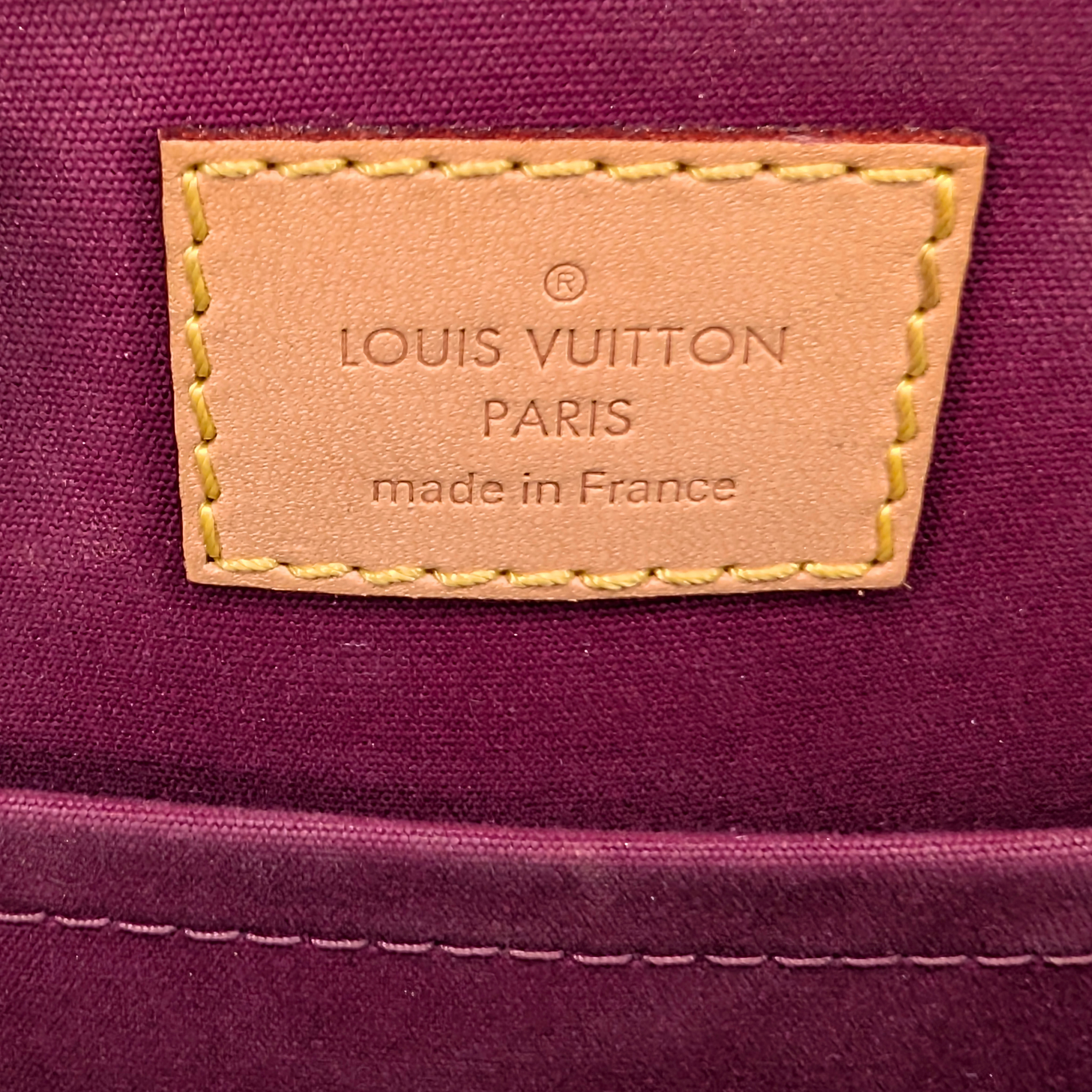 Louis Vuitton Alma BB Monogram Vernis أرجواني