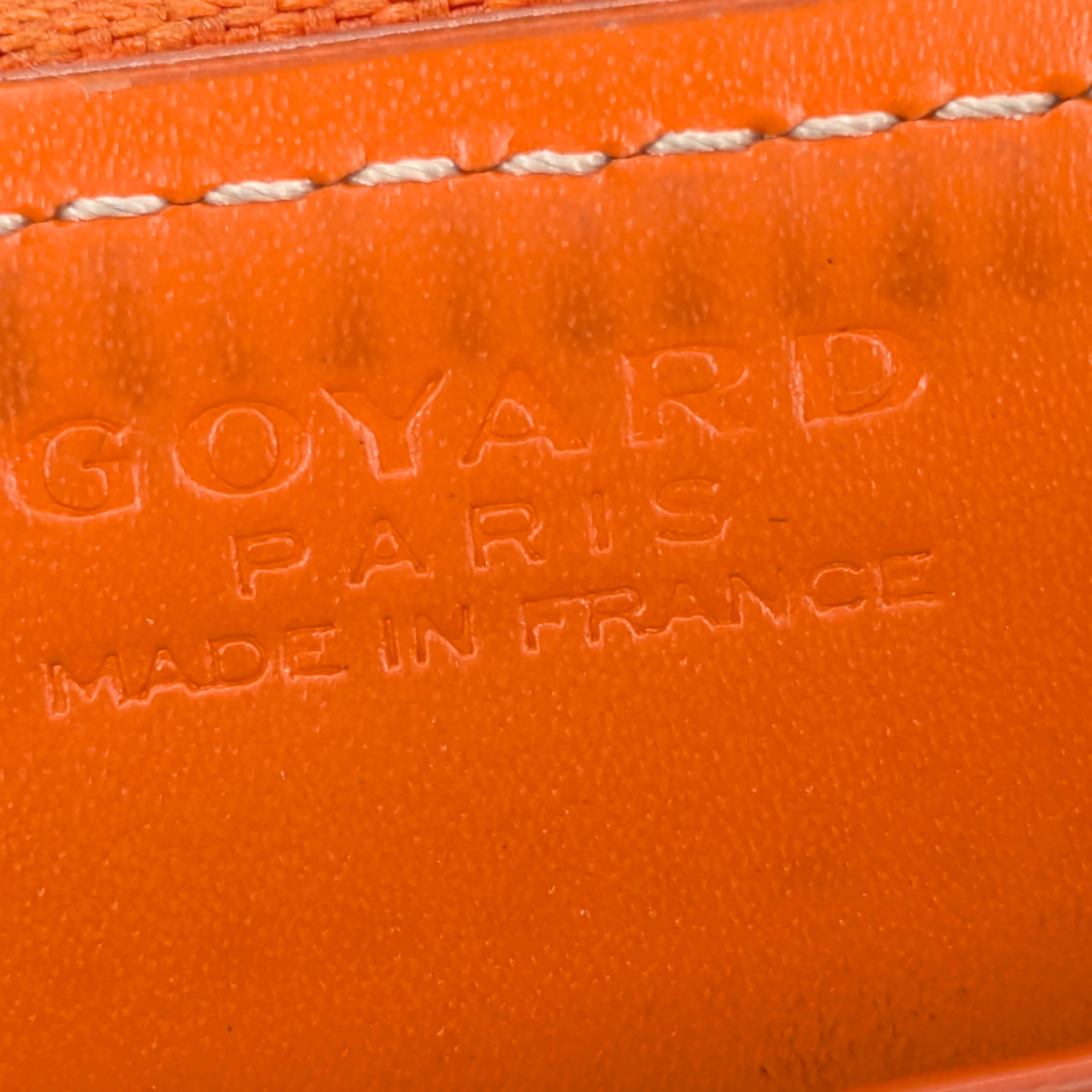 محفظة Goyard Paris Matignon GM برتقالي